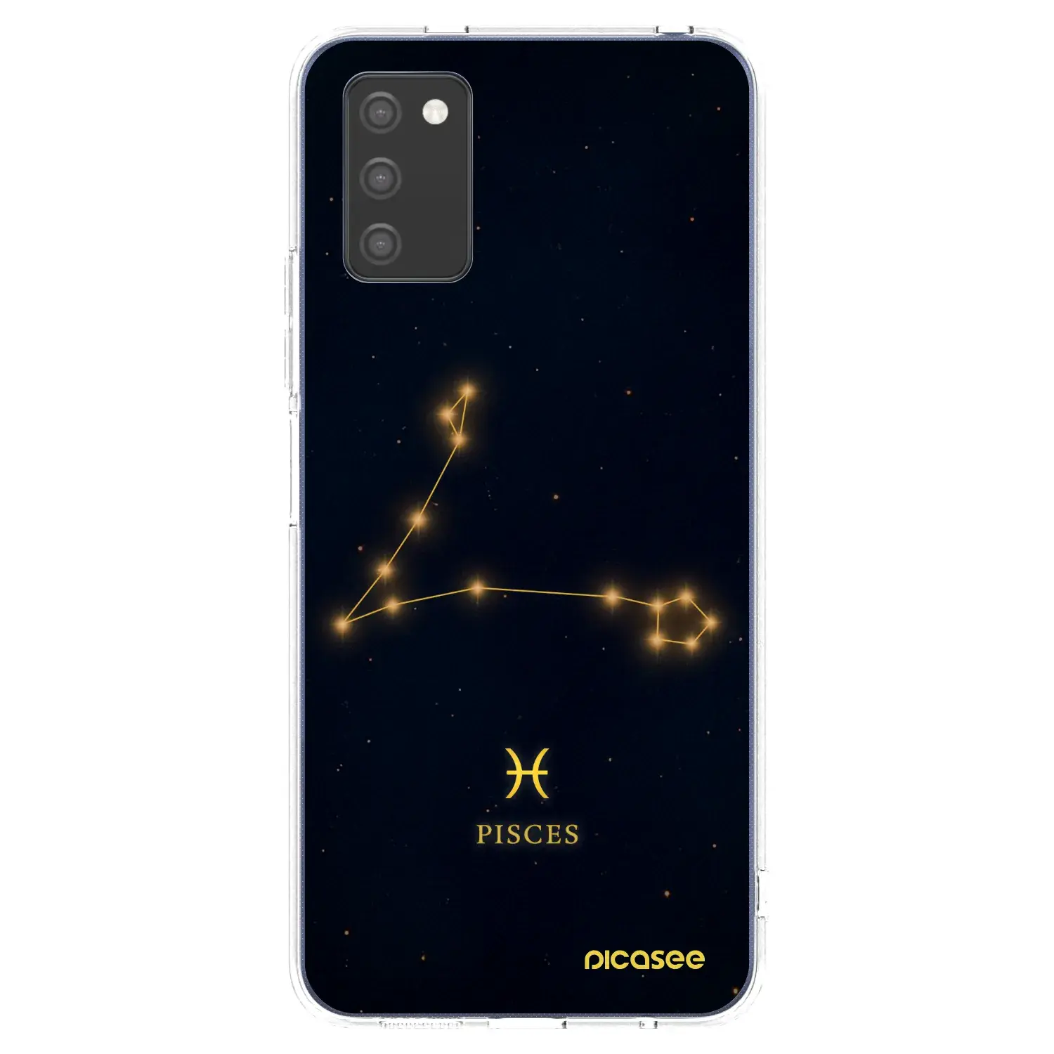 Silikonový průhledný obal pro Samsung Galaxy A03s A037G - PISCES