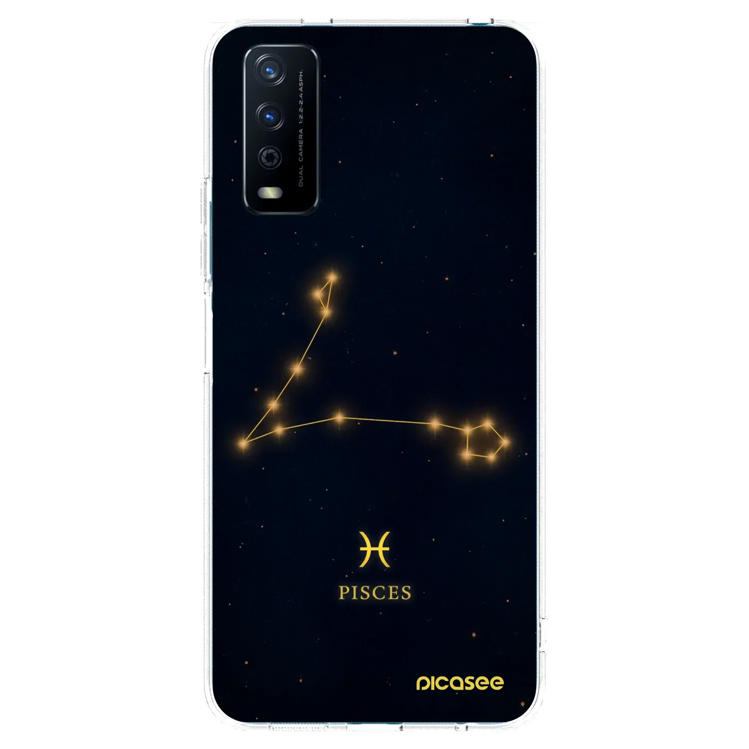 Silikonový průhledný obal pro Vivo Y11s - PISCES