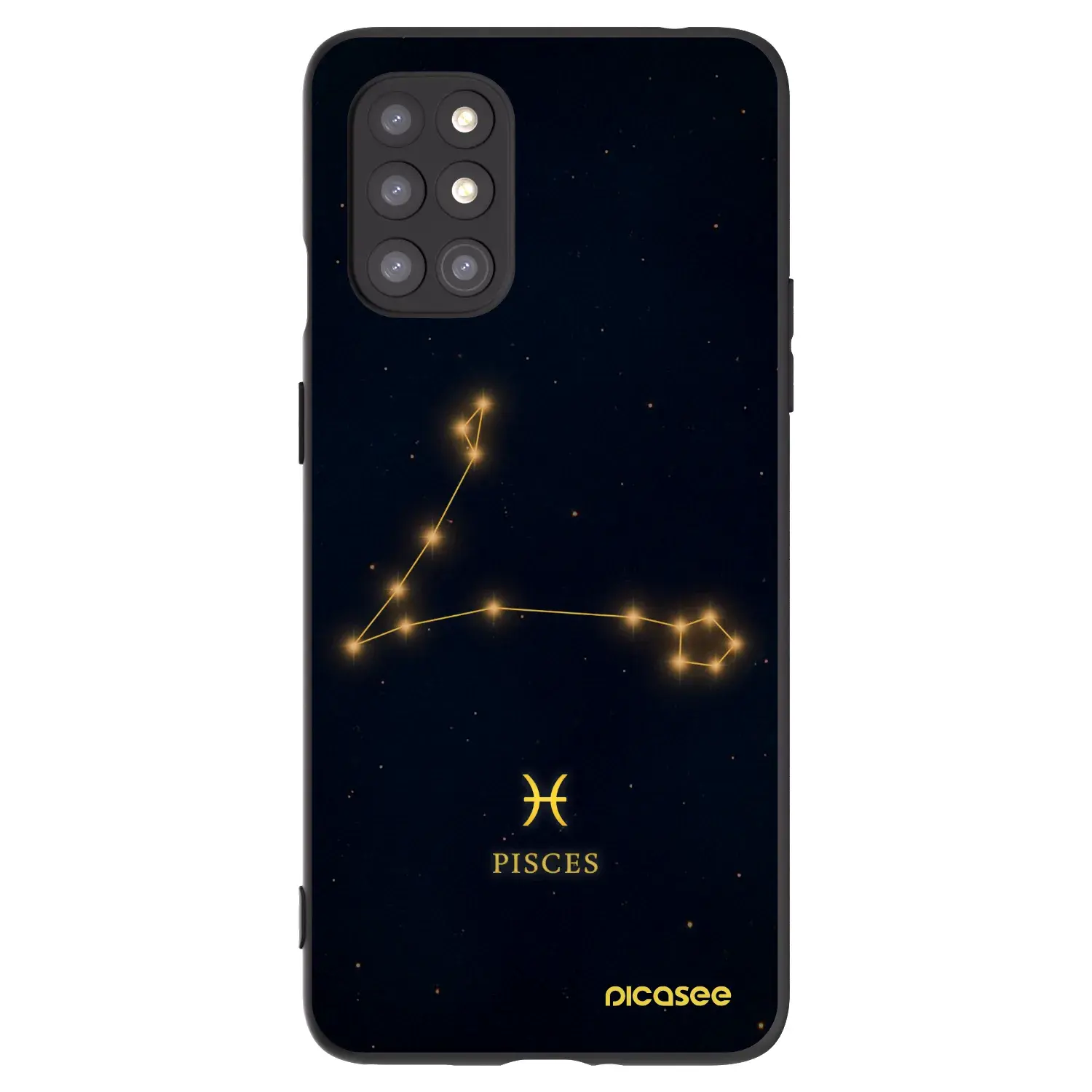 Silikonový černý obal pro OnePlus 8T - PISCES