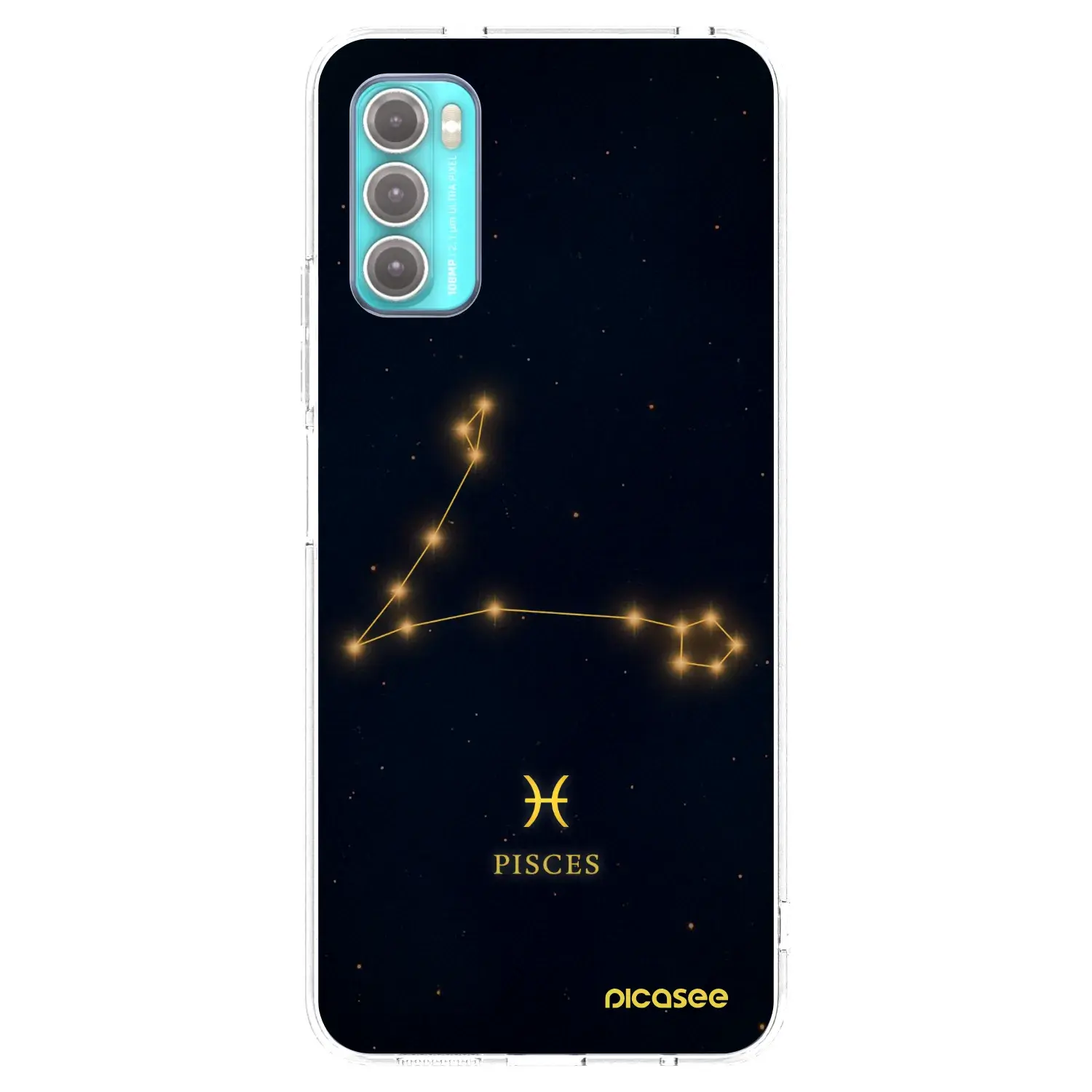 Silikonový průhledný obal pro Motorola Moto G60 - PISCES