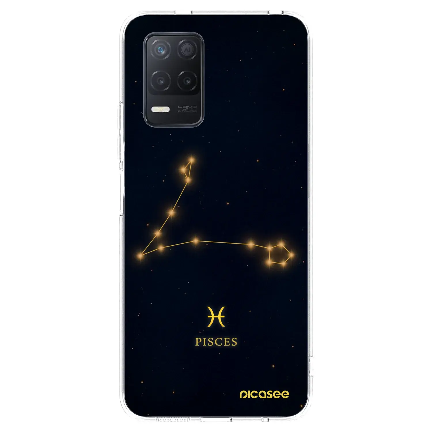 Silikonový průhledný obal pro Realme 8 5G - PISCES