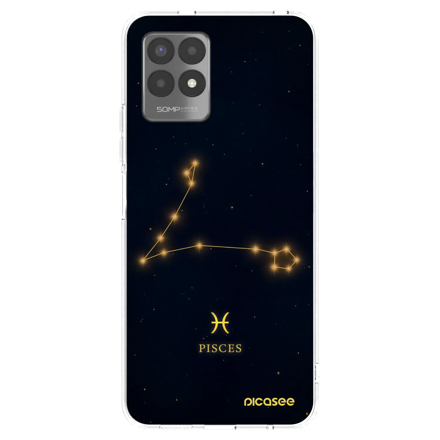 Silikonový průhledný obal pro Realme 8i - PISCES