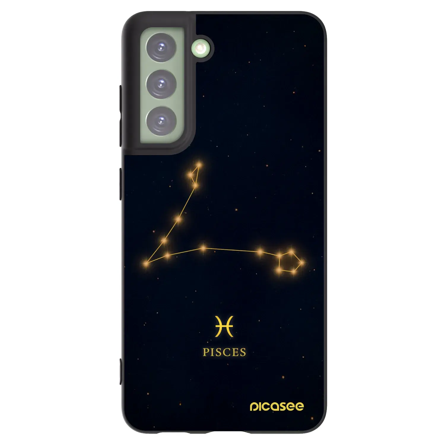 Silikonový černý obal pro Samsung Galaxy S21 FE 5G - PISCES