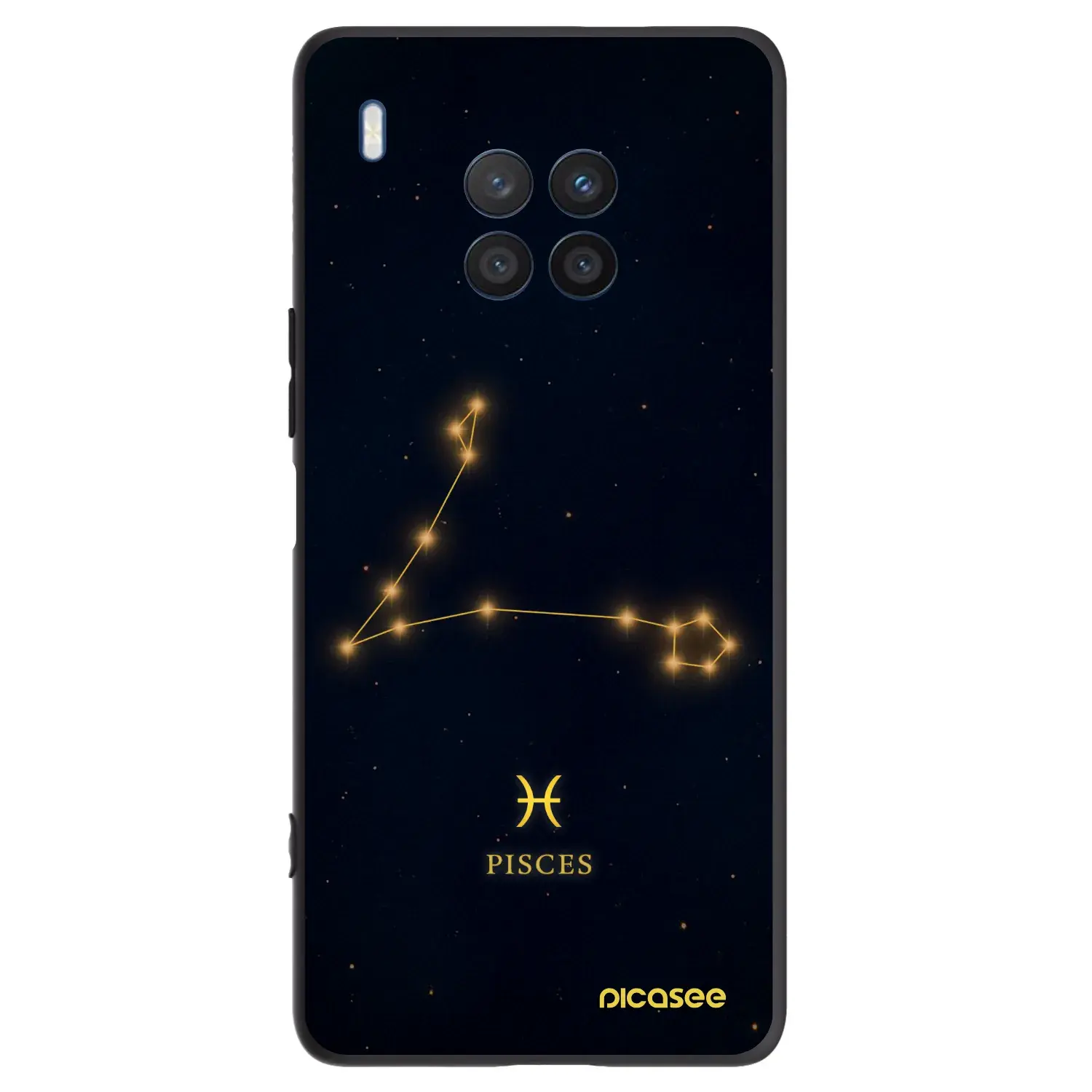 Silikonový černý obal pro Honor 50 Lite - PISCES