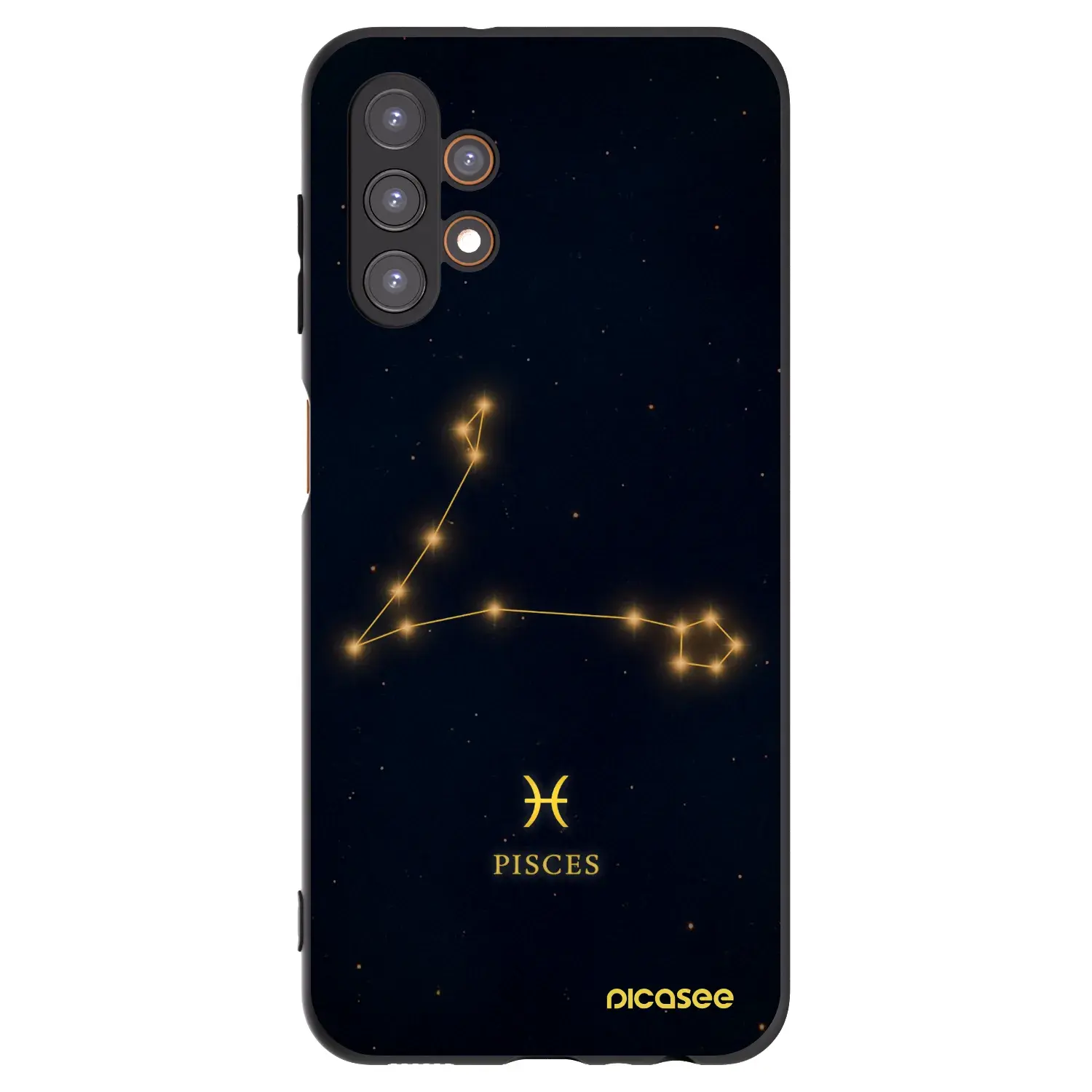 Silikonový černý obal pro Samsung Galaxy A13 4G A135 - PISCES