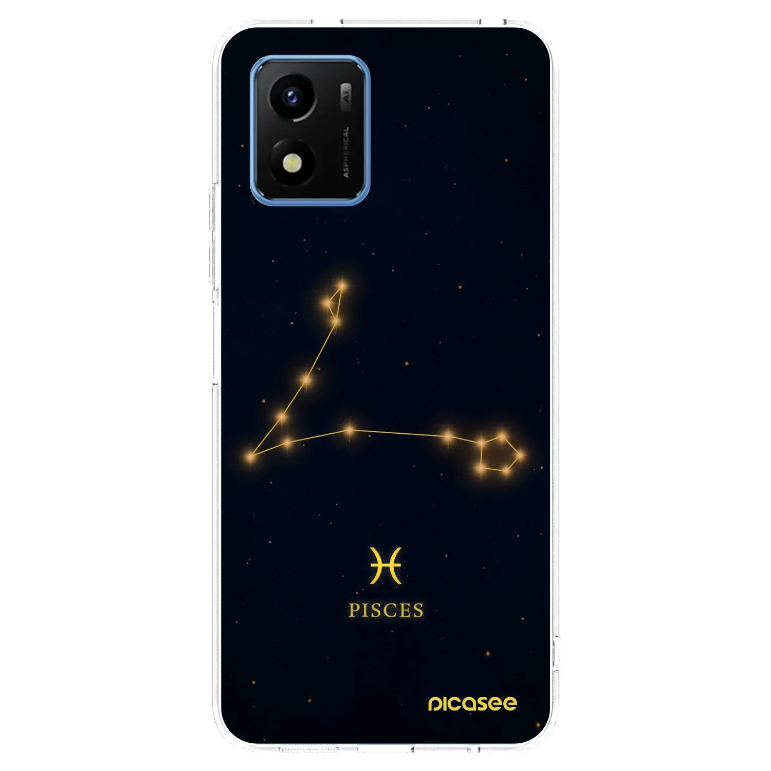 Silikonový průhledný obal pro Vivo Y01 - PISCES