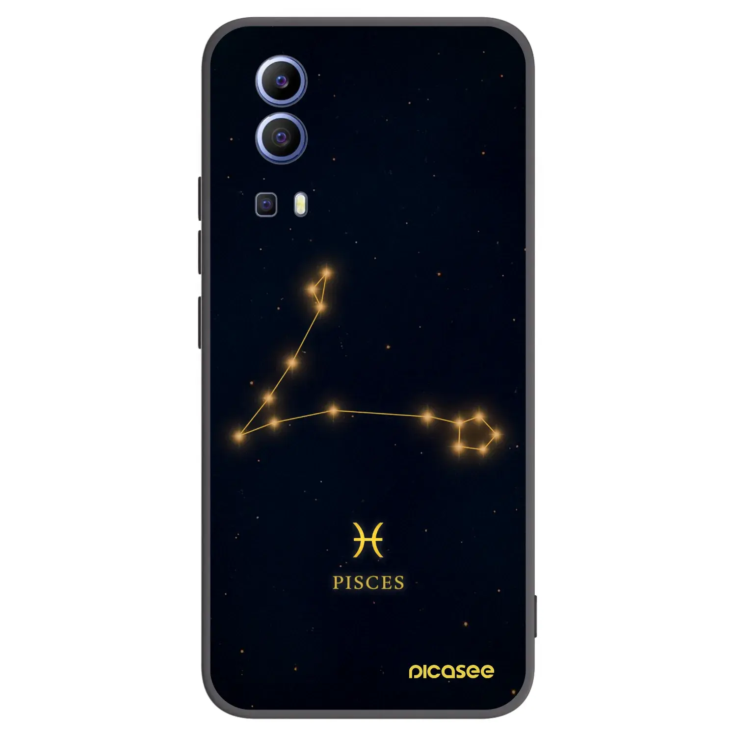 Silikonový černý obal pro Vivo Y52 5G - PISCES