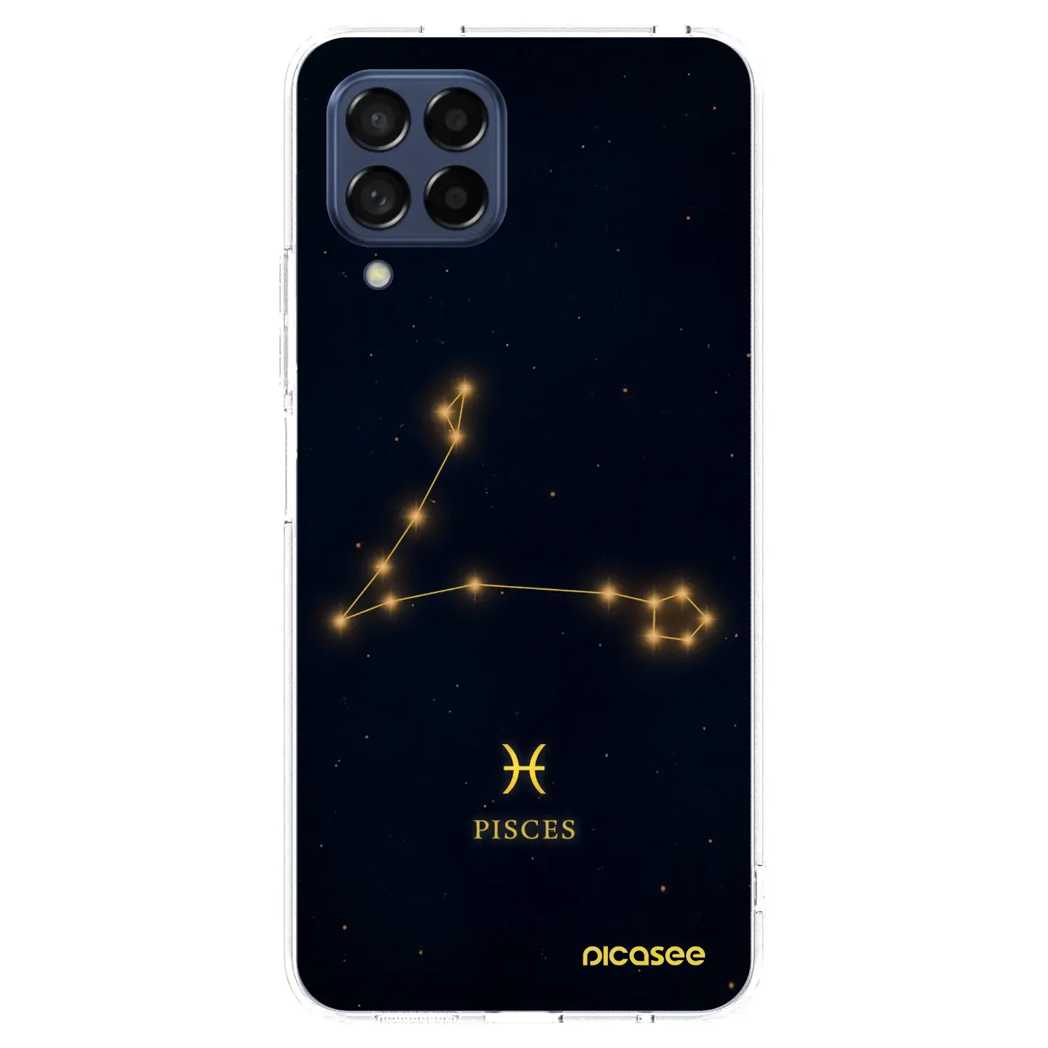 Silikonový průhledný obal pro Samsung Galaxy M53 5G - PISCES