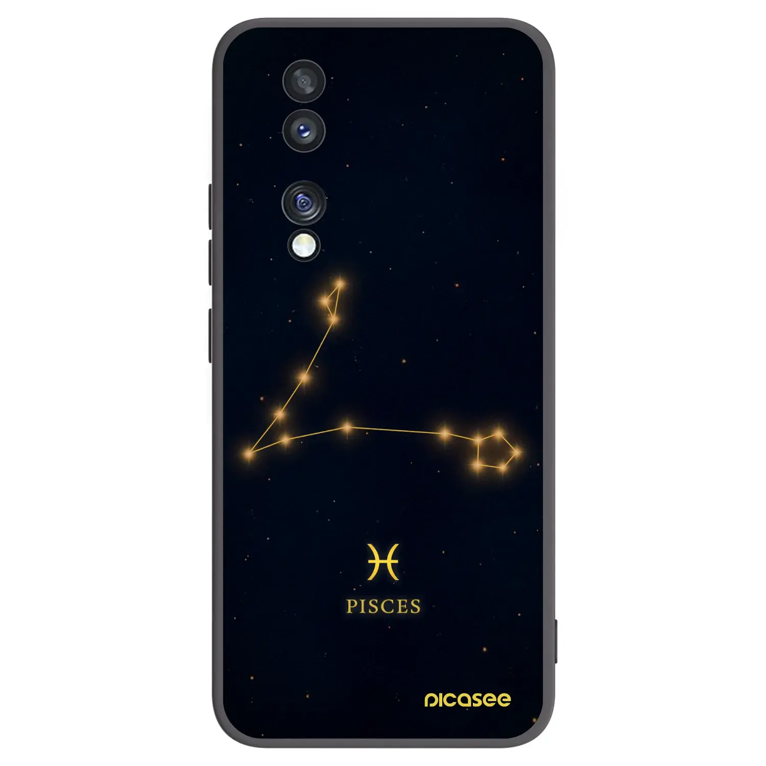 Silikonový černý obal pro Honor 70 - PISCES