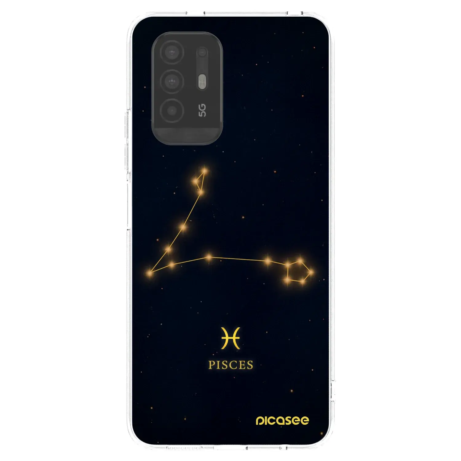 Silikonový průhledný obal pro OPPO A94 5G - PISCES