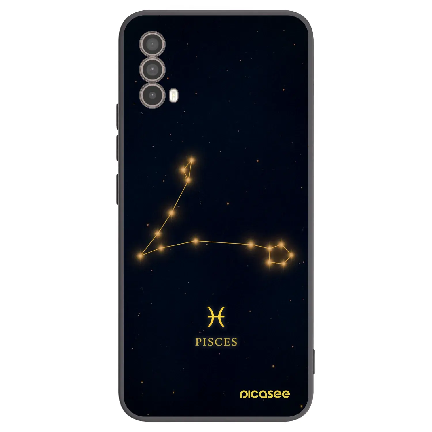 Silikonový černý obal pro Motorola Moto E40 - PISCES