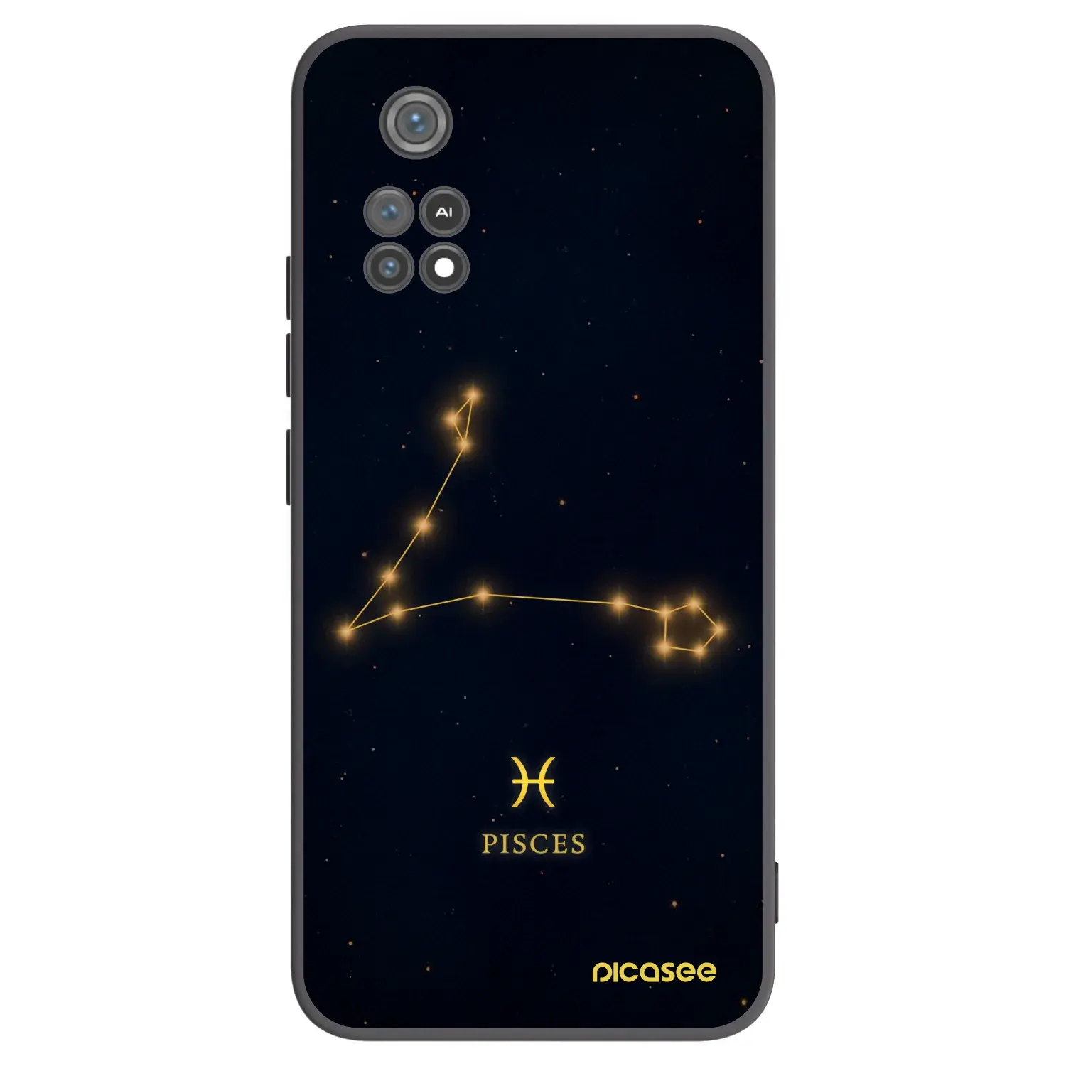 Silikonový černý obal pro Xiaomi Poco M4 Pro - PISCES