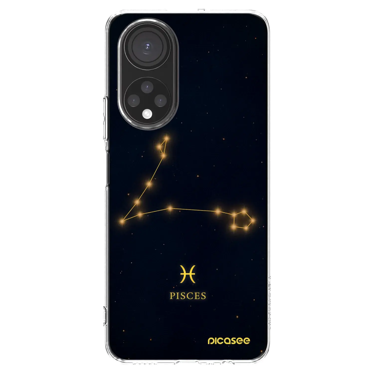 Silikonový průhledný obal pro Honor X7 - PISCES