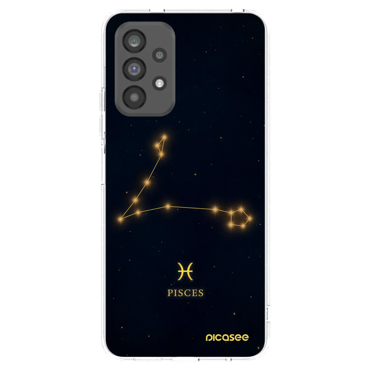 Silikonový průhledný obal pro Samsung Galaxy A73 5G - PISCES