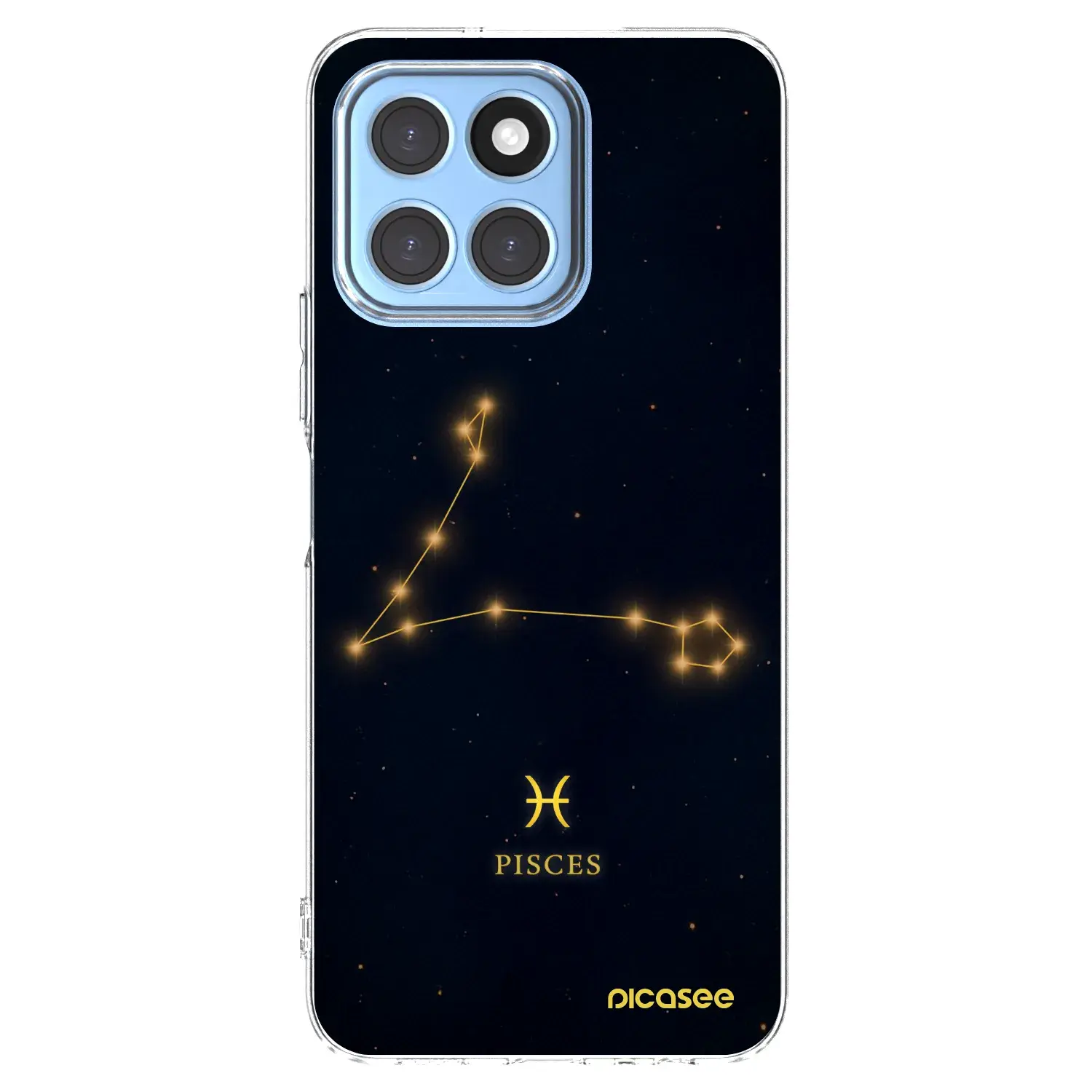 Silikonový průhledný obal pro Honor X8 5G - PISCES