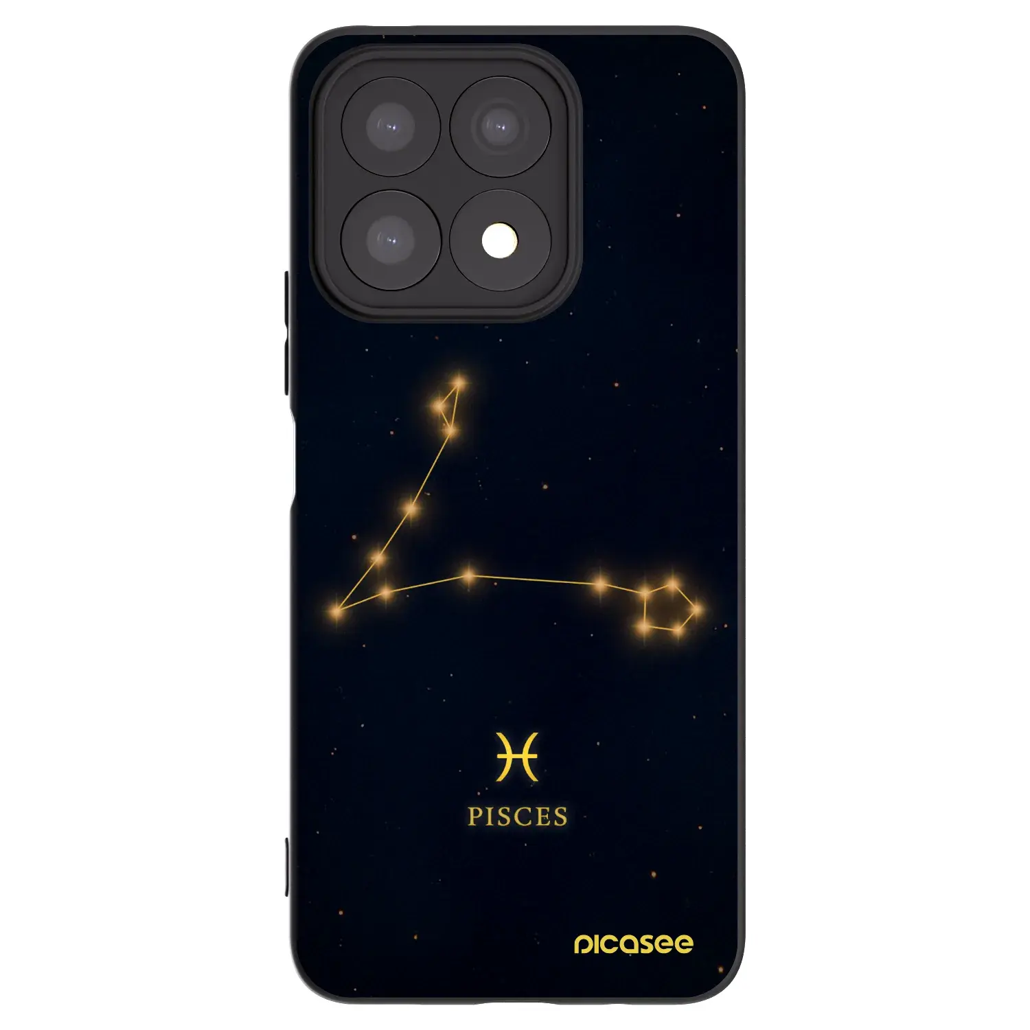 Silikonový černý obal pro Honor X8a - PISCES
