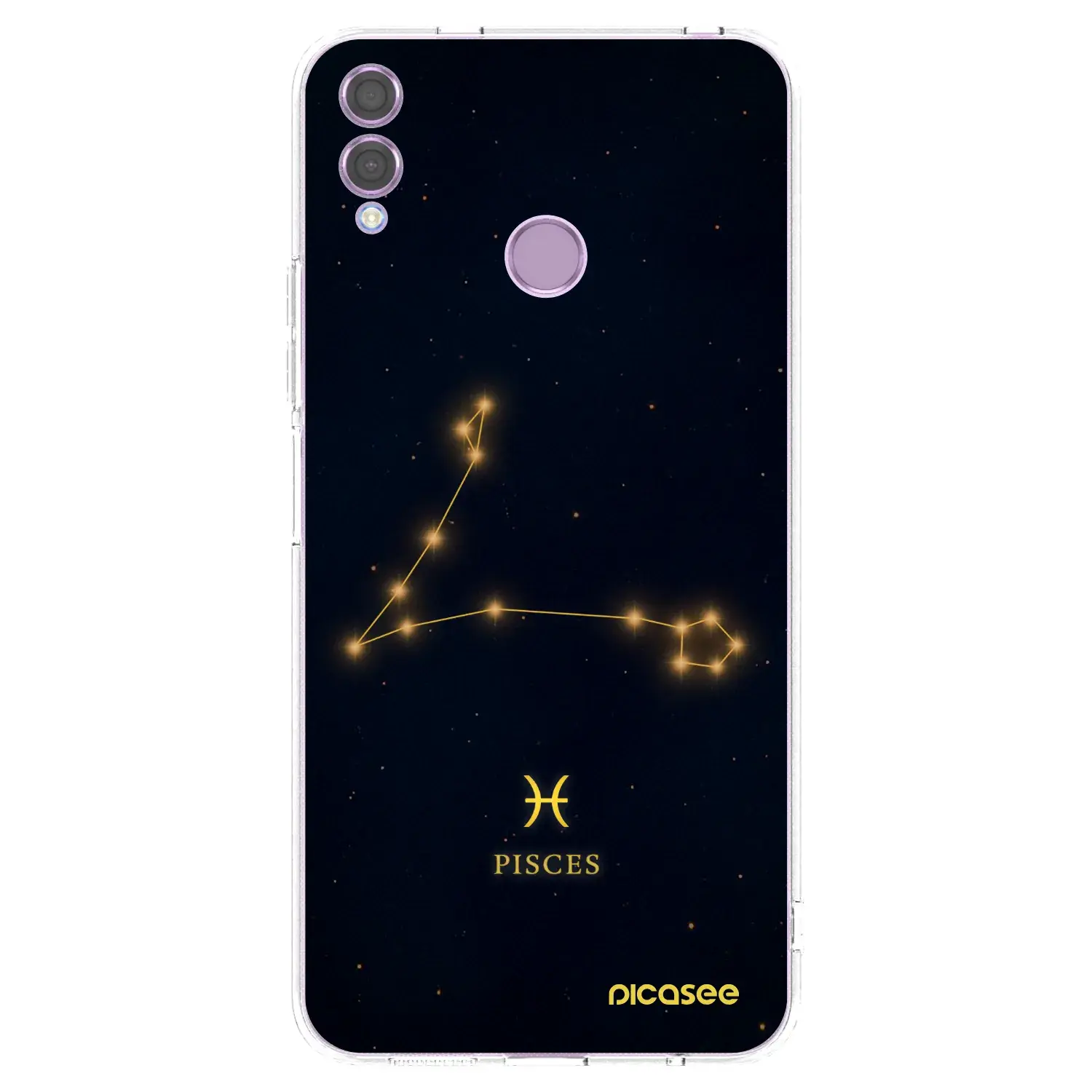 Silikonový průhledný obal pro Honor 8X - PISCES