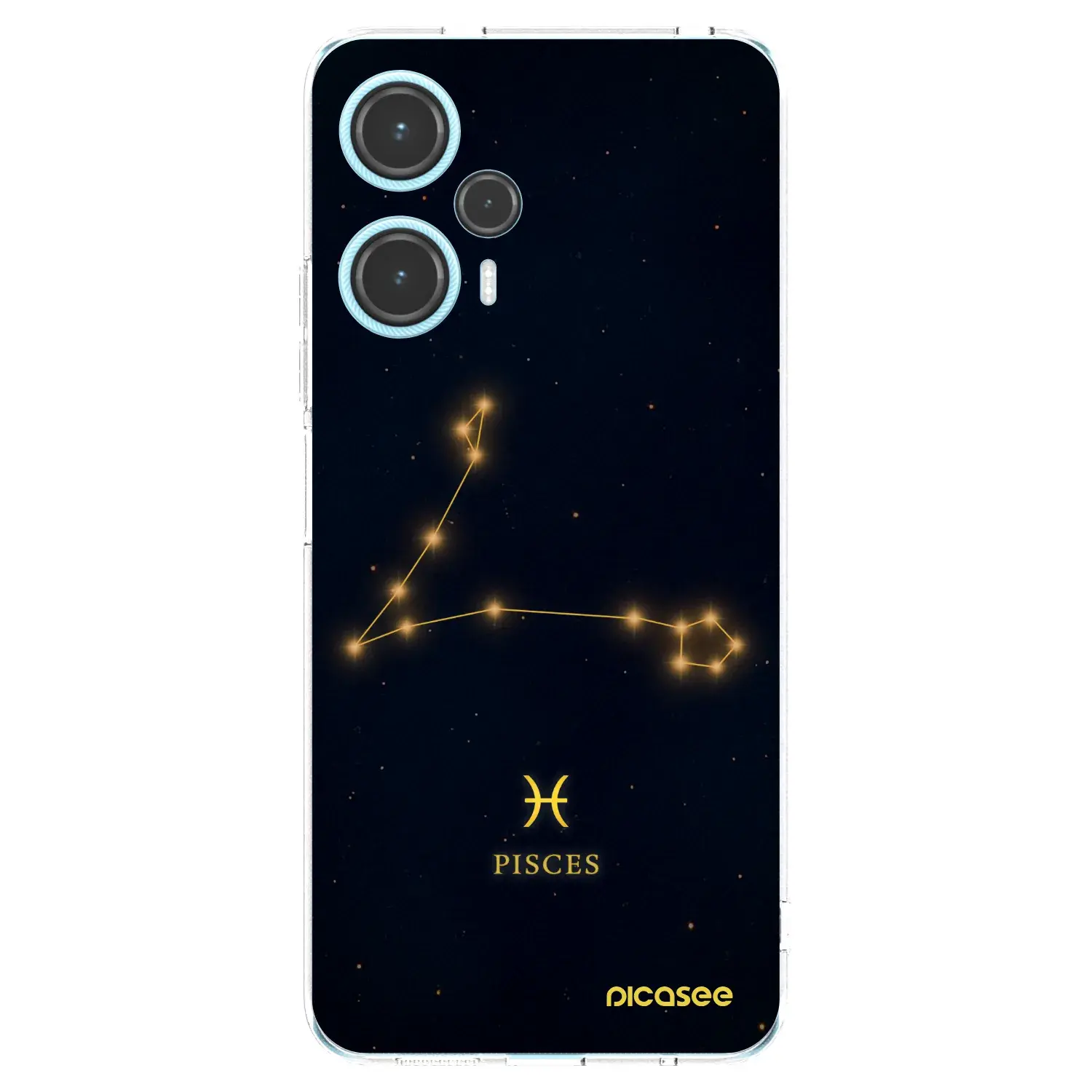 Silikonový průhledný obal pro Xiaomi Poco F5 - PISCES