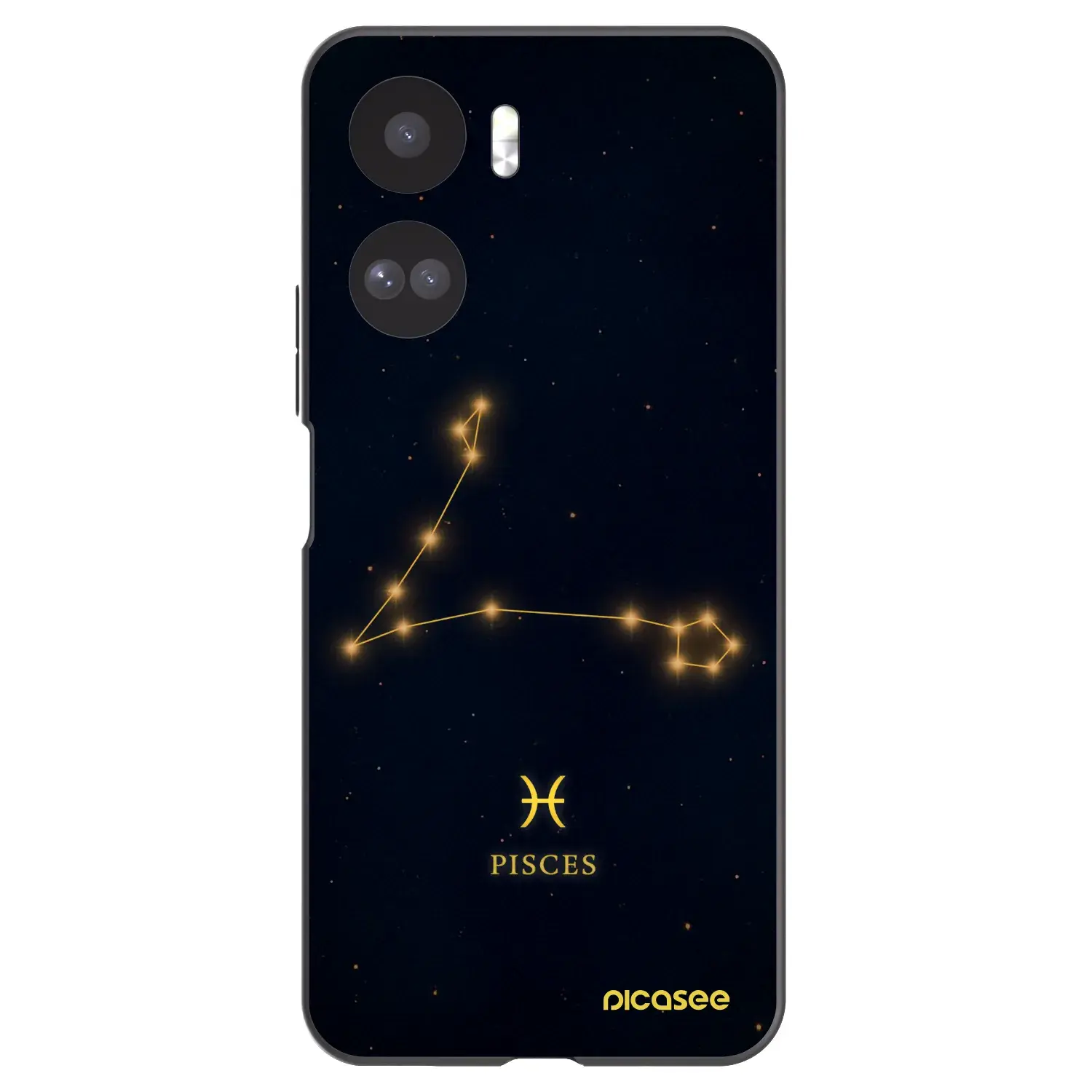 Silikonový černý obal pro Honor 90 Lite 5G - PISCES
