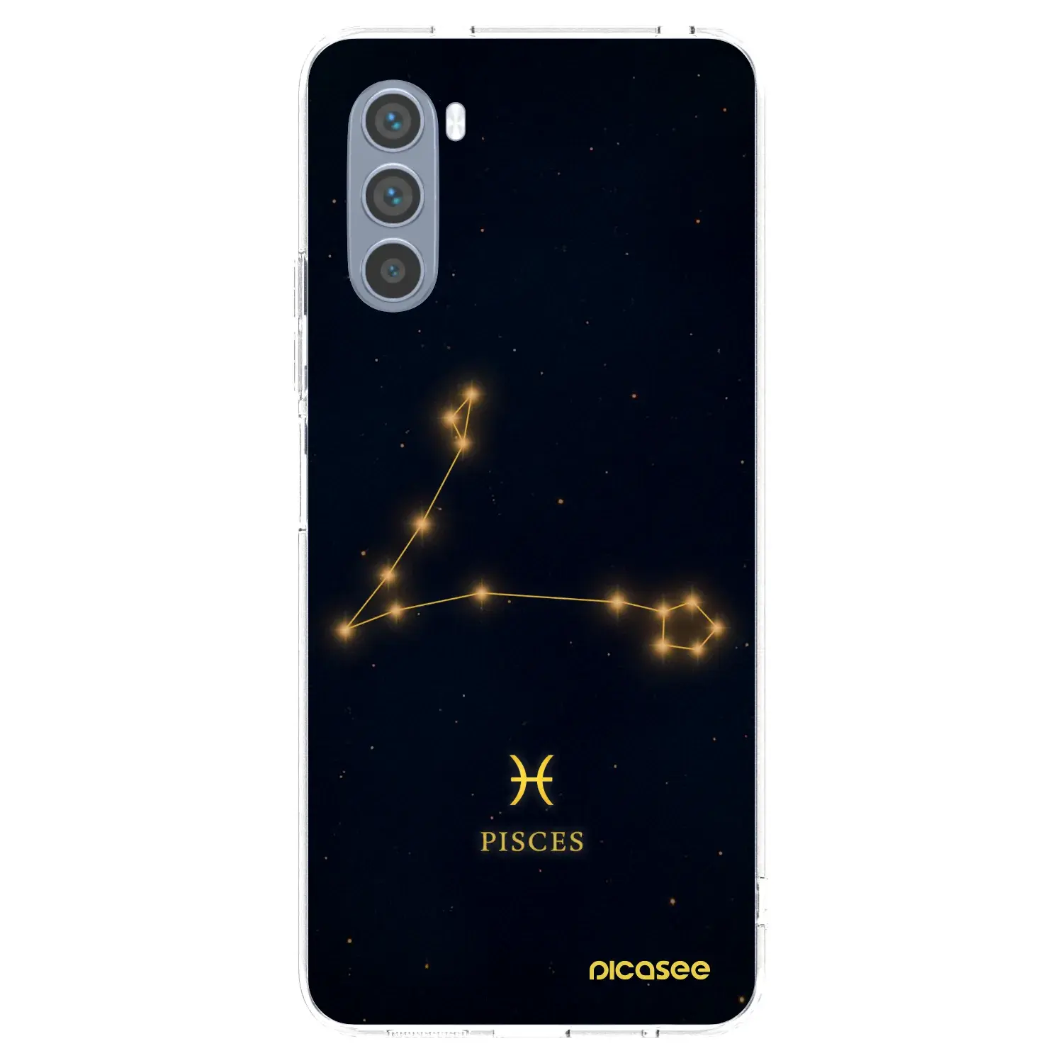 Silikonový průhledný obal pro Motorola Moto G62 - PISCES
