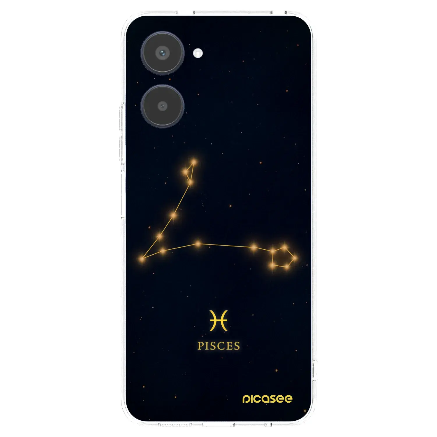 Silikonový průhledný obal pro Realme 10 4G - PISCES