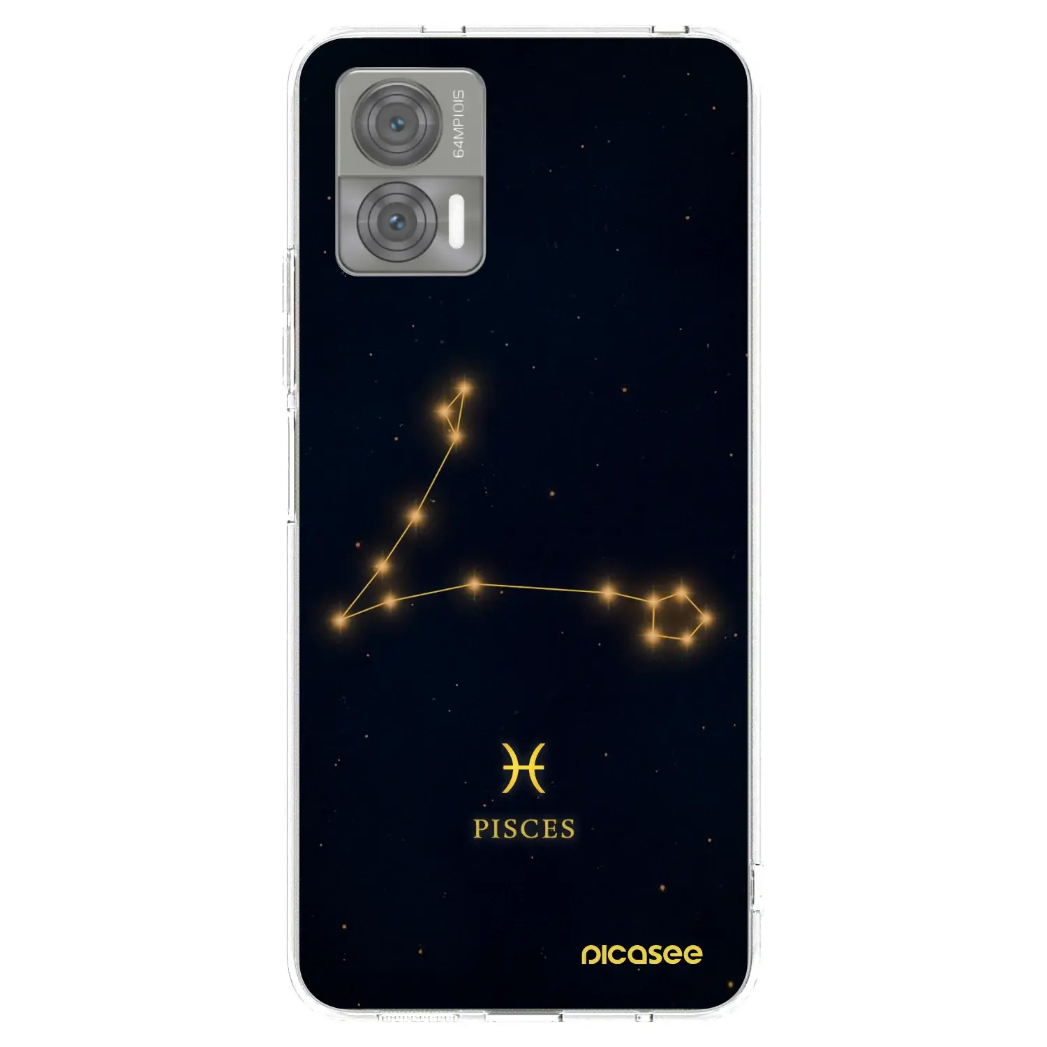 Silikonový průhledný obal pro Motorola Edge 30 Neo - PISCES