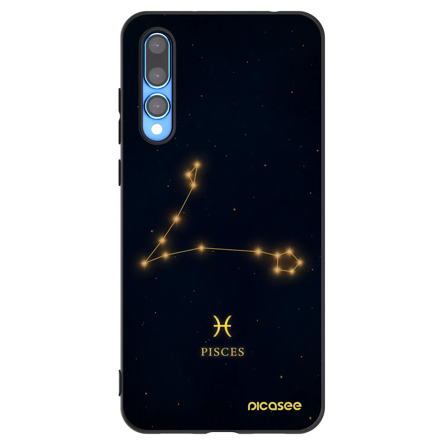 Silikonový černý obal pro Huawei P20 Pro - PISCES