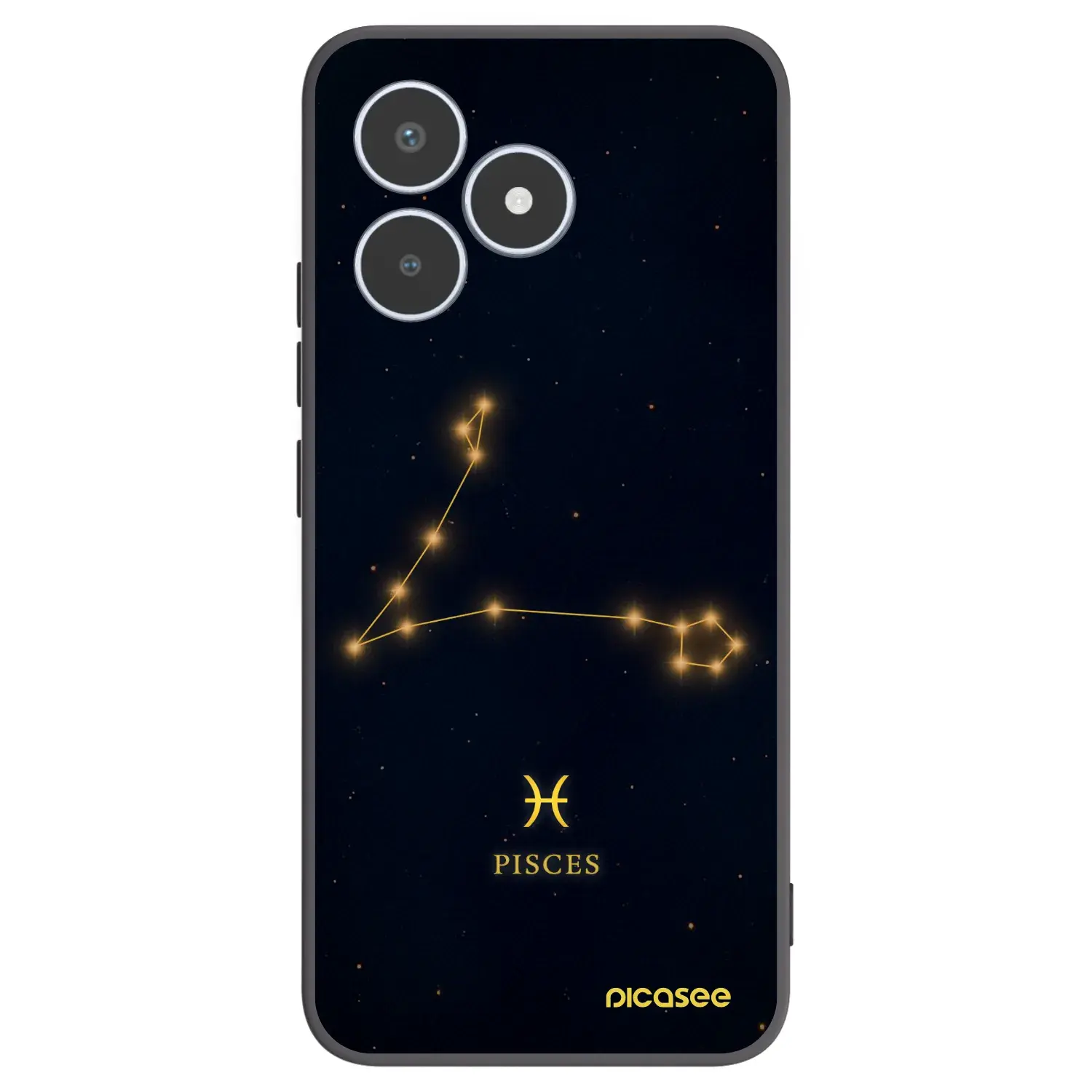 Silikonový černý obal pro Realme C53 - PISCES