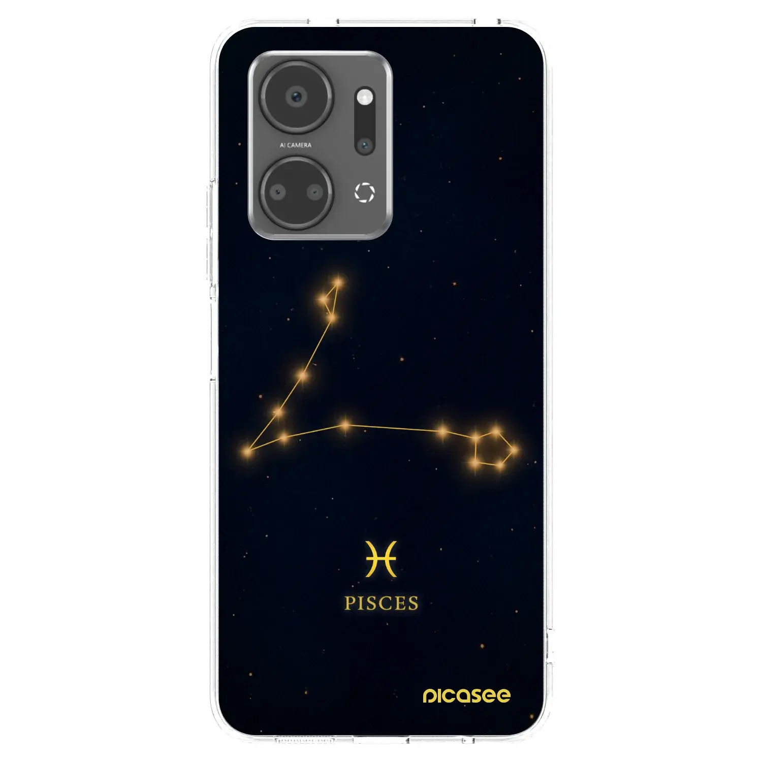 Silikonový průhledný obal pro Honor X7a - PISCES