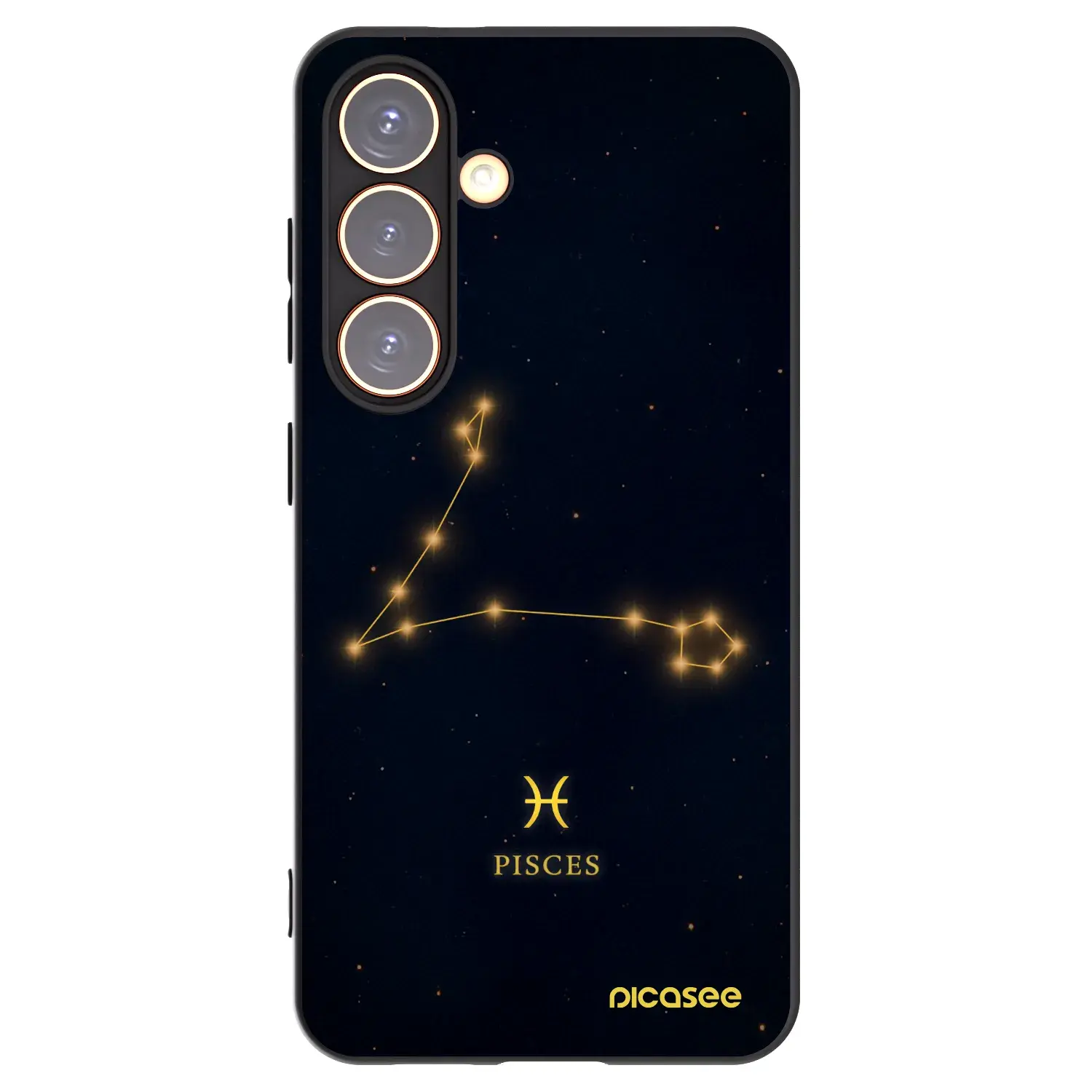 Silikonový černý obal pro Samsung Galaxy S24 S921B 5G - PISCES
