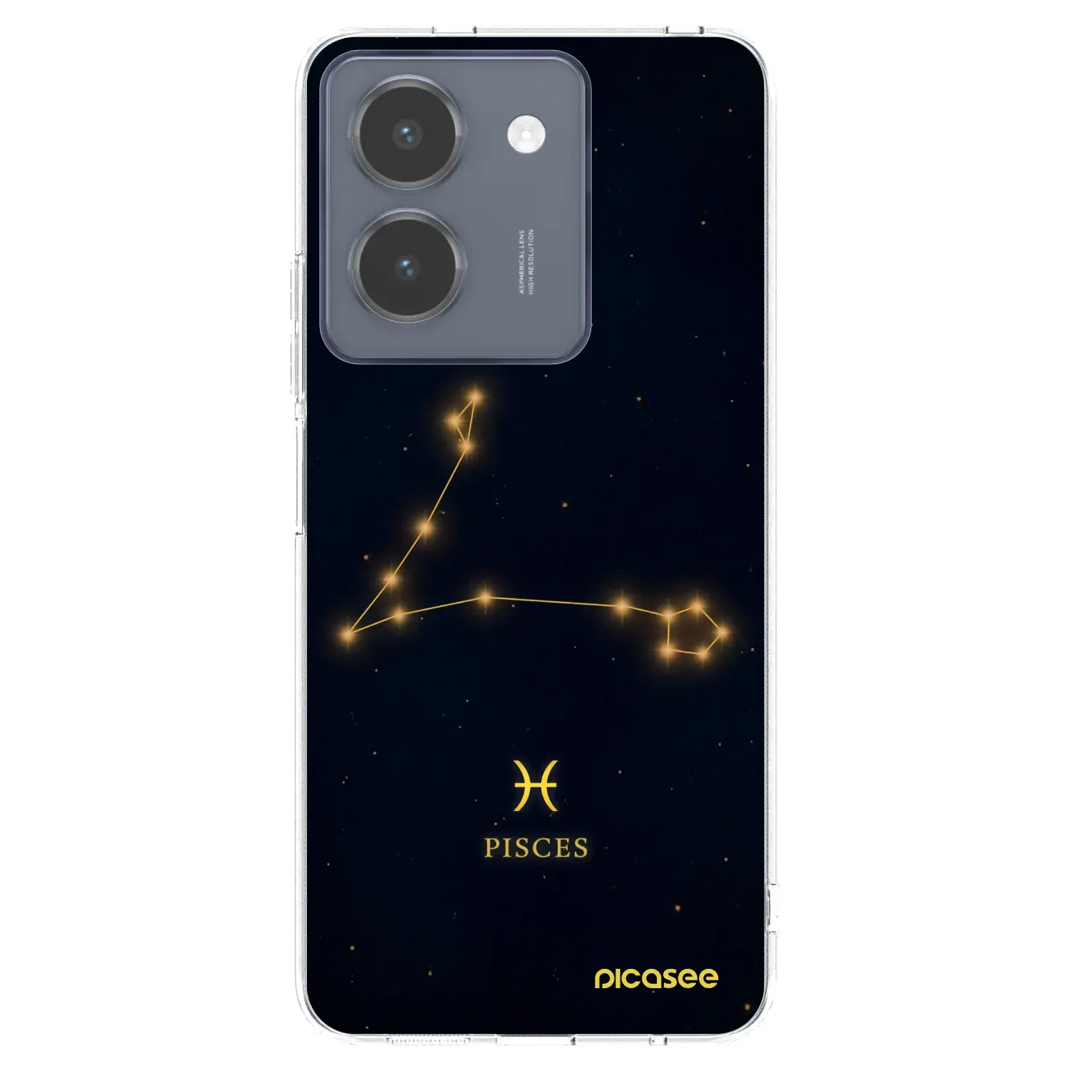 Silikonový průhledný obal pro Vivo Y36 4G - PISCES