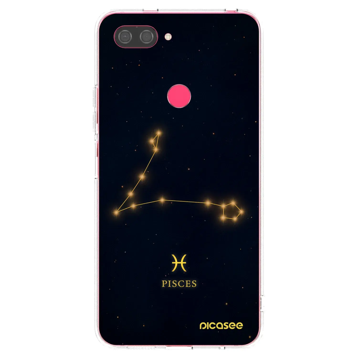 Silikonový průhledný obal pro Xiaomi Mi 8 Lite - PISCES