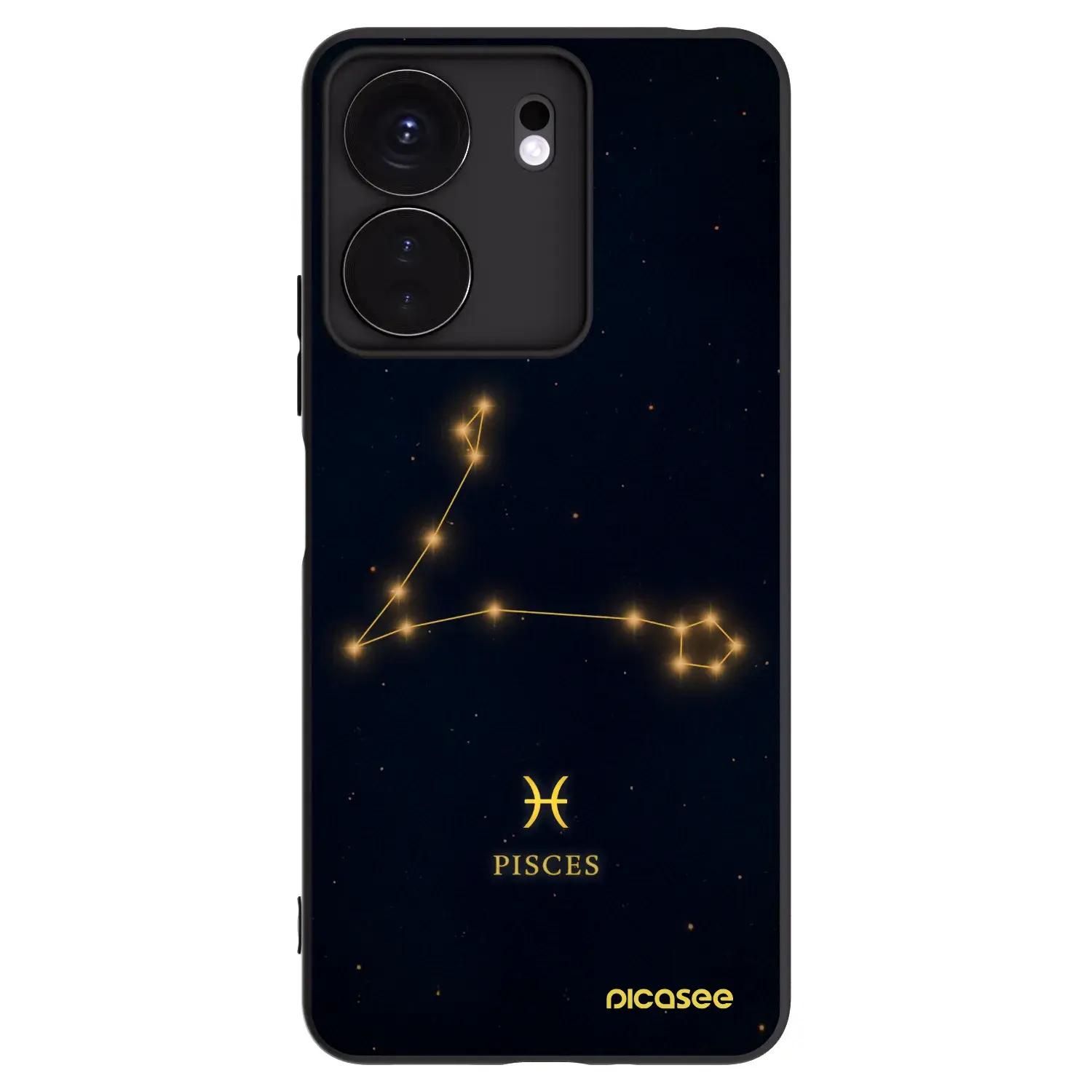 Silikonový černý obal pro Xiaomi Redmi 13C 4G - PISCES