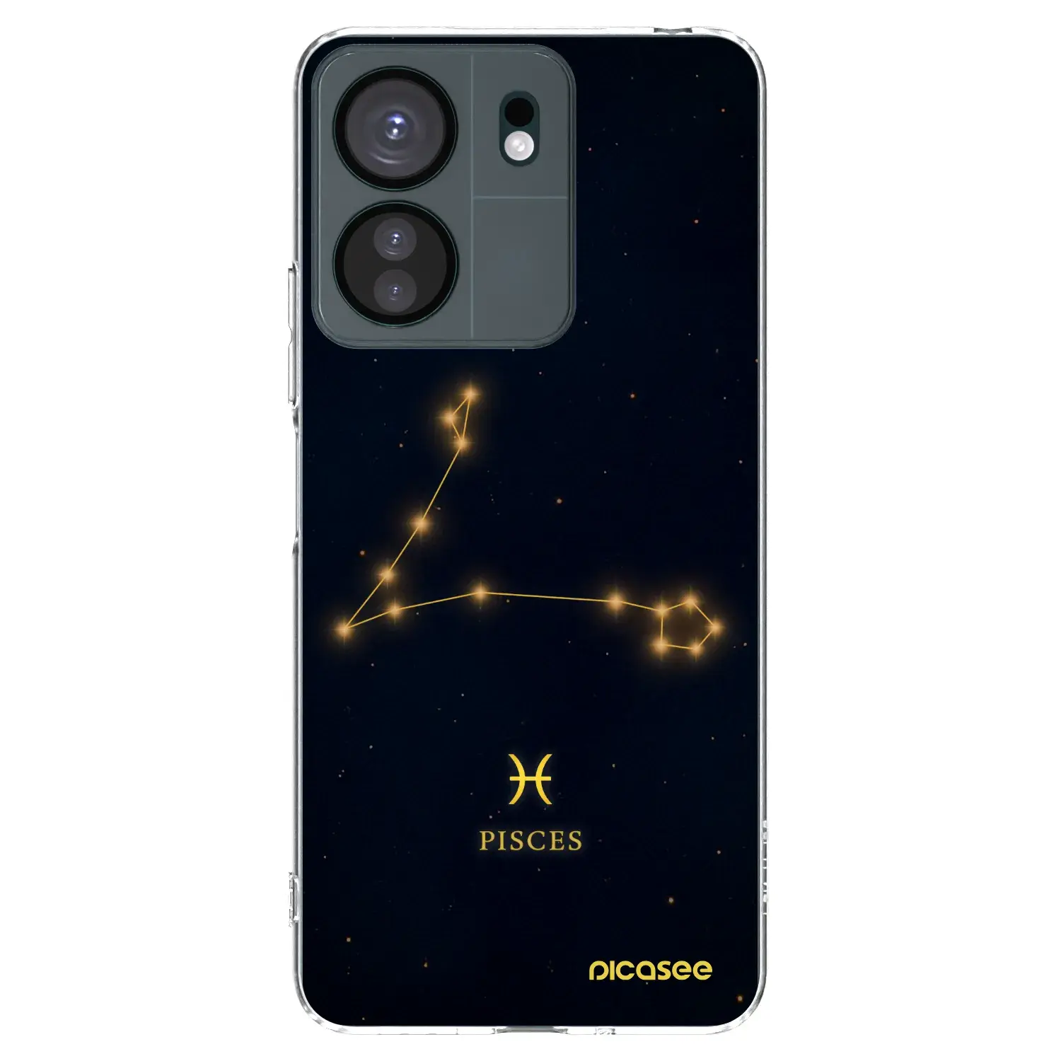 Silikonový průhledný obal pro Xiaomi Redmi 13C 4G - PISCES