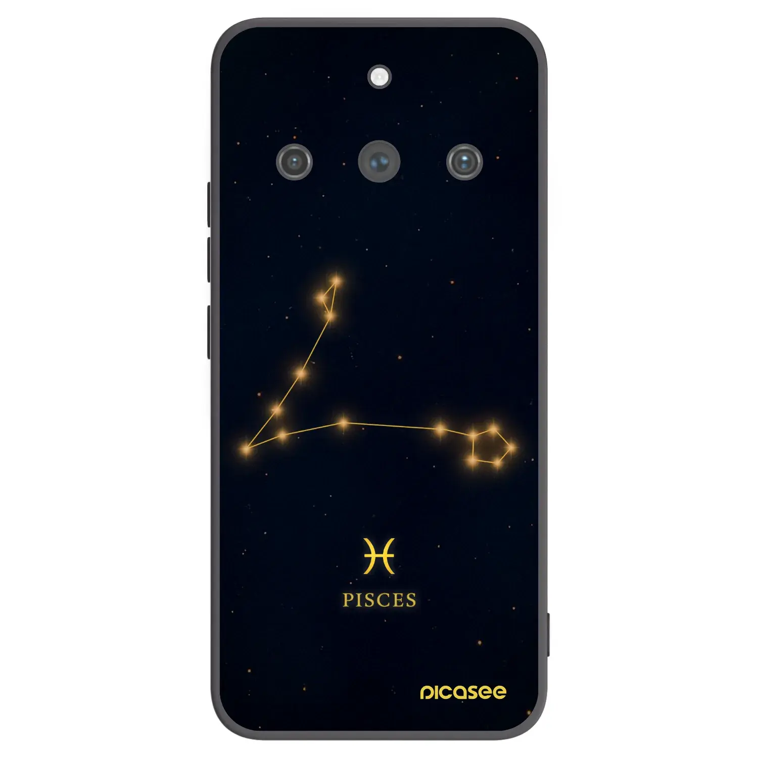 Silikonový černý obal pro Realme 11 Pro+ - PISCES