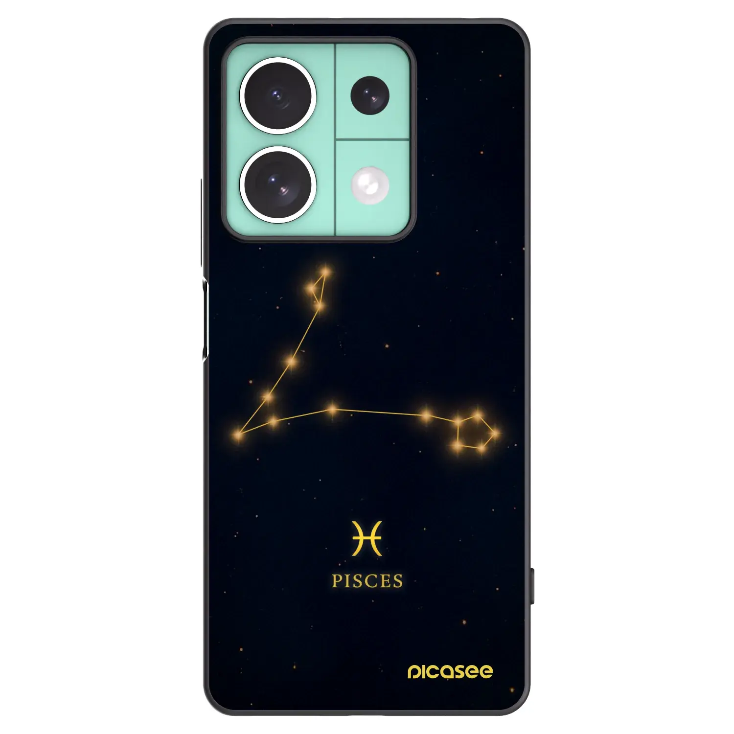 Silikonový černý obal pro Xiaomi Redmi Note 13 5G - PISCES