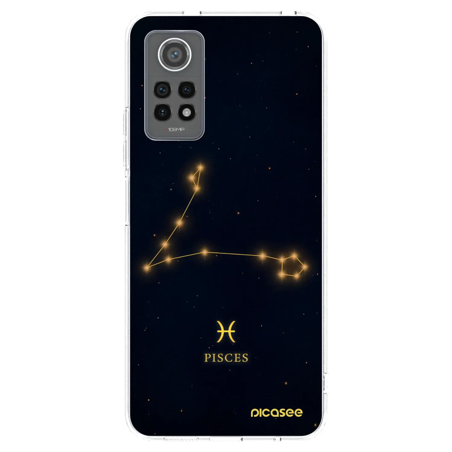 Silikonový průhledný obal pro Xiaomi Redmi Note 12 Pro 4G - PISCES