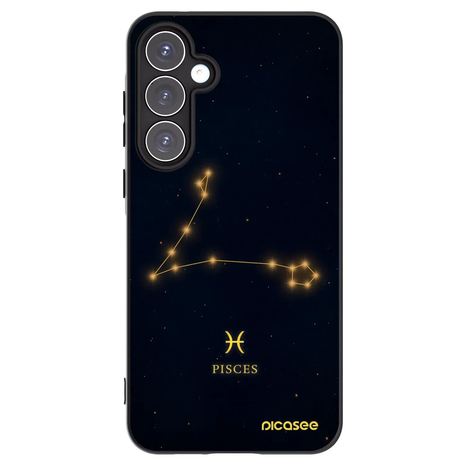 Silikonový černý obal pro Samsung Galaxy A55 5G A556B - PISCES