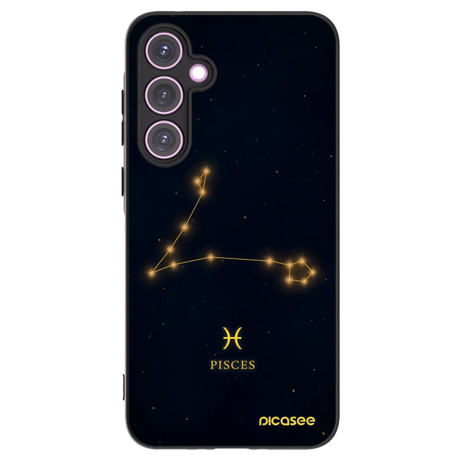 Silikonový černý obal pro Samsung Galaxy A35 5G A356B - PISCES