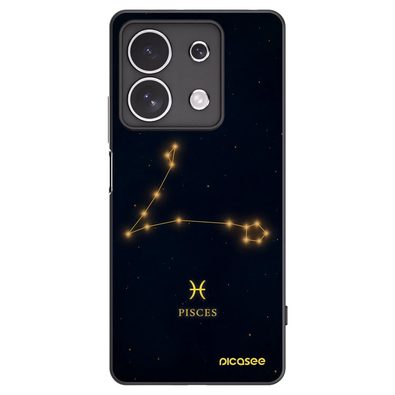 Silikonový černý obal pro Xiaomi Redmi Note 13 4G - PISCES