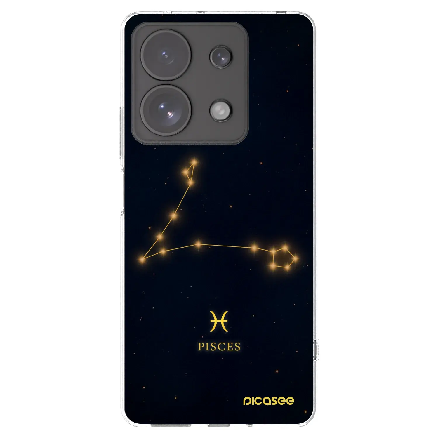 Silikonový průhledný obal pro Xiaomi Redmi Note 13 Pro 4G - PISCES