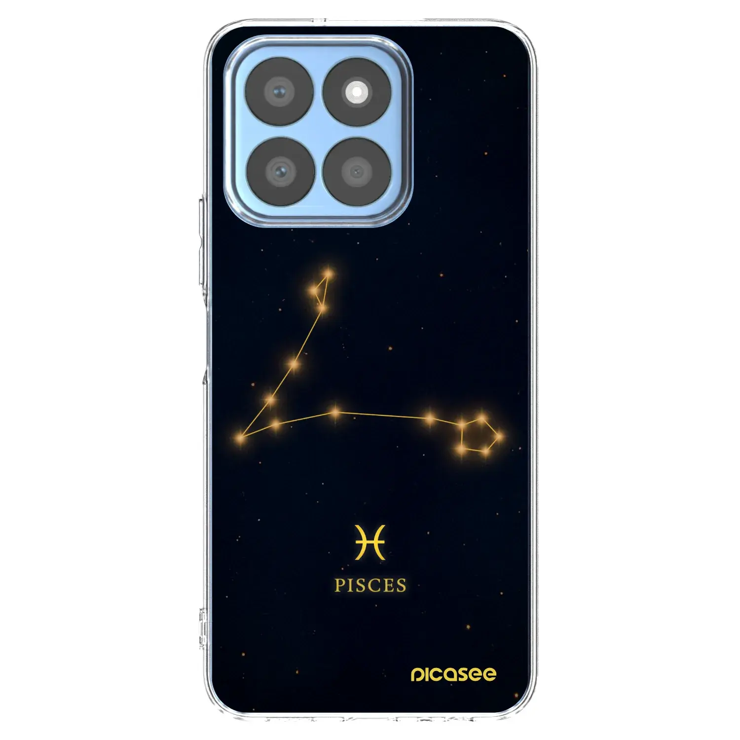 Silikonový průhledný obal pro Honor X8b - PISCES