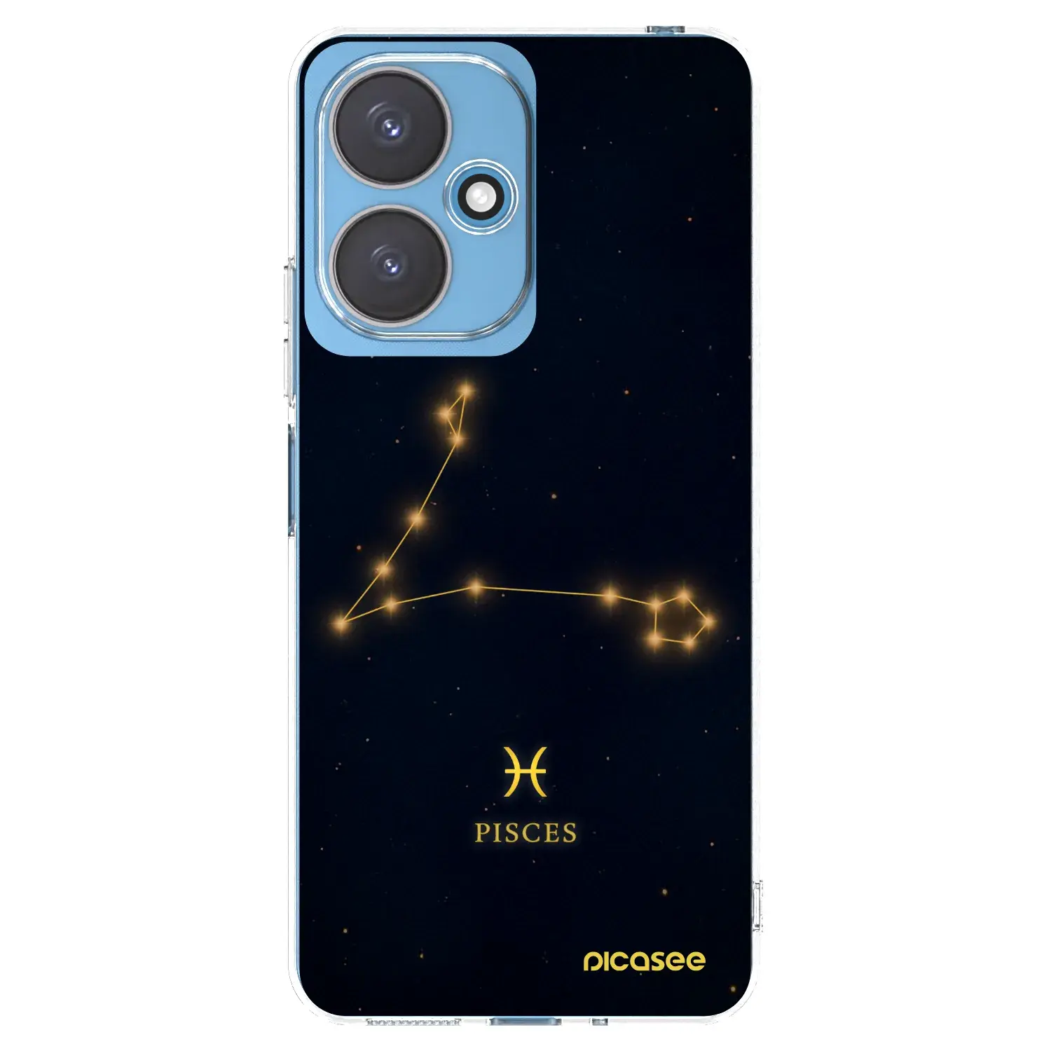 Silikonový průhledný obal pro Xiaomi Redmi 13C 5G - PISCES