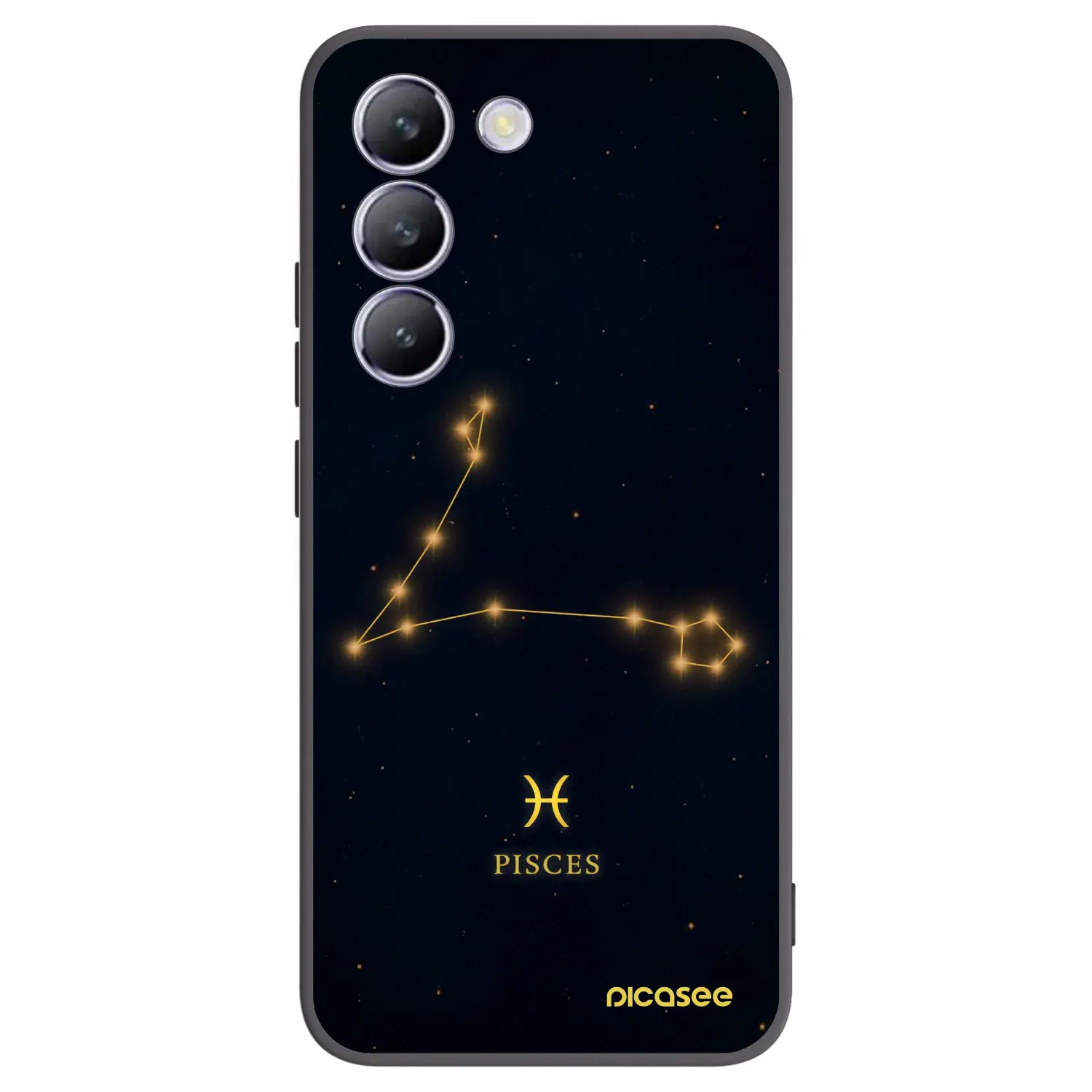 Silikonový černý obal pro Vivo V40 SE 5G - PISCES