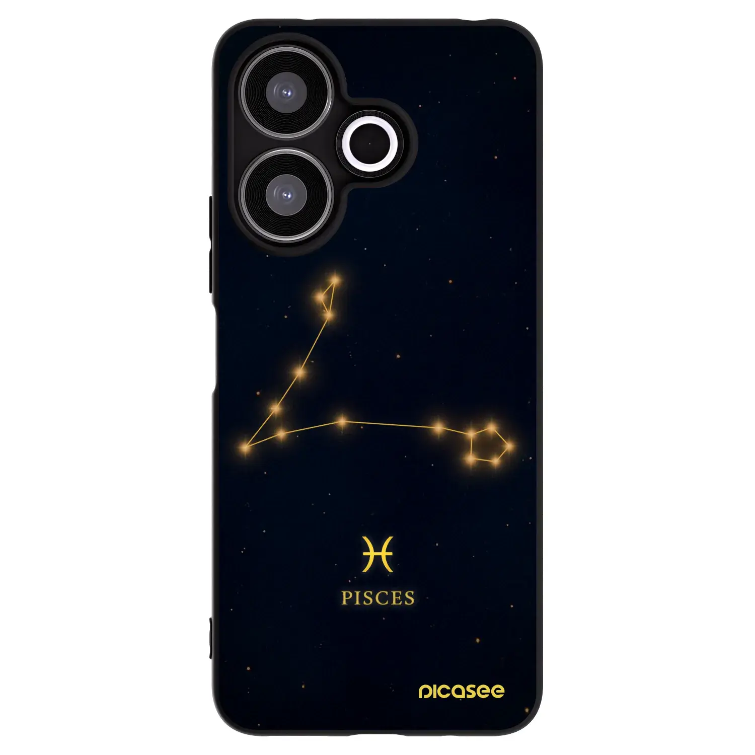 Silikonový černý obal pro Xiaomi Redmi 13 4G - PISCES