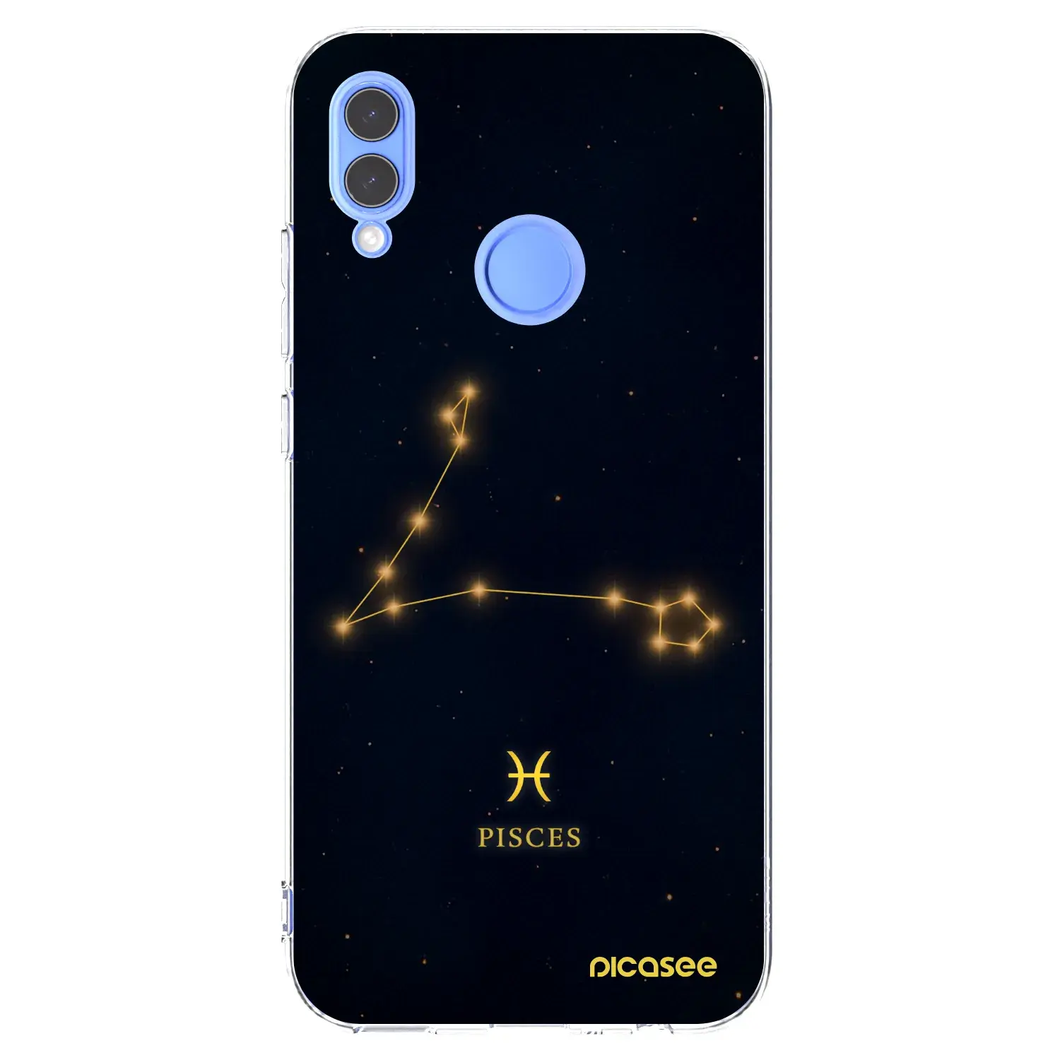 Silikonový průhledný obal pro Honor 10 Lite - PISCES