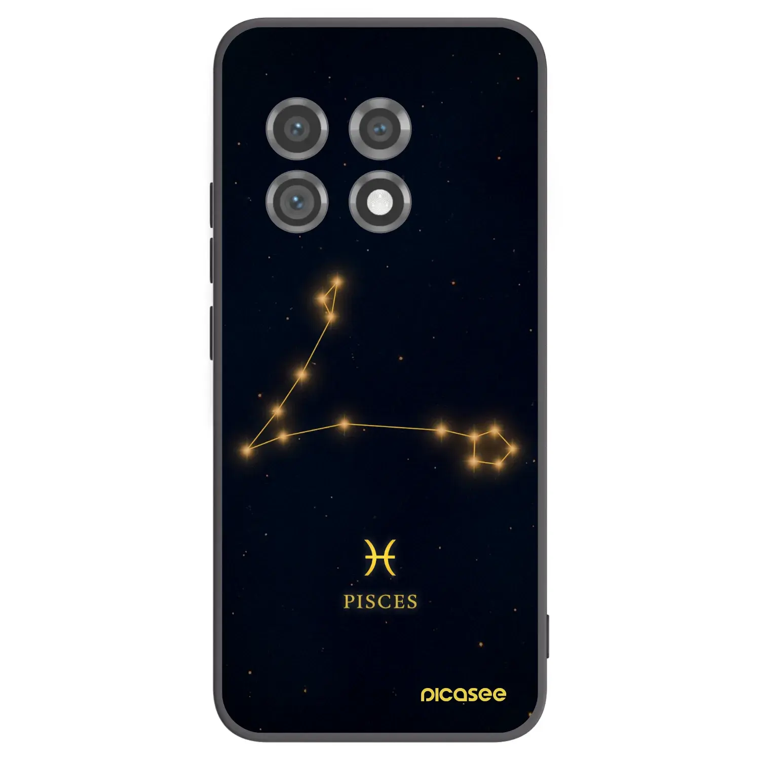 Silikonový černý obal pro OnePlus 11 5G - PISCES