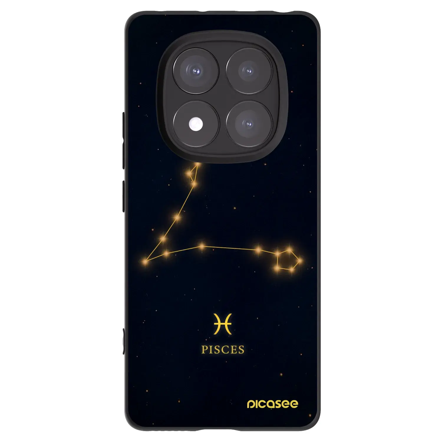 Silikonový černý obal pro Xiaomi Redmi Note 14 Pro+ 5G - PISCES