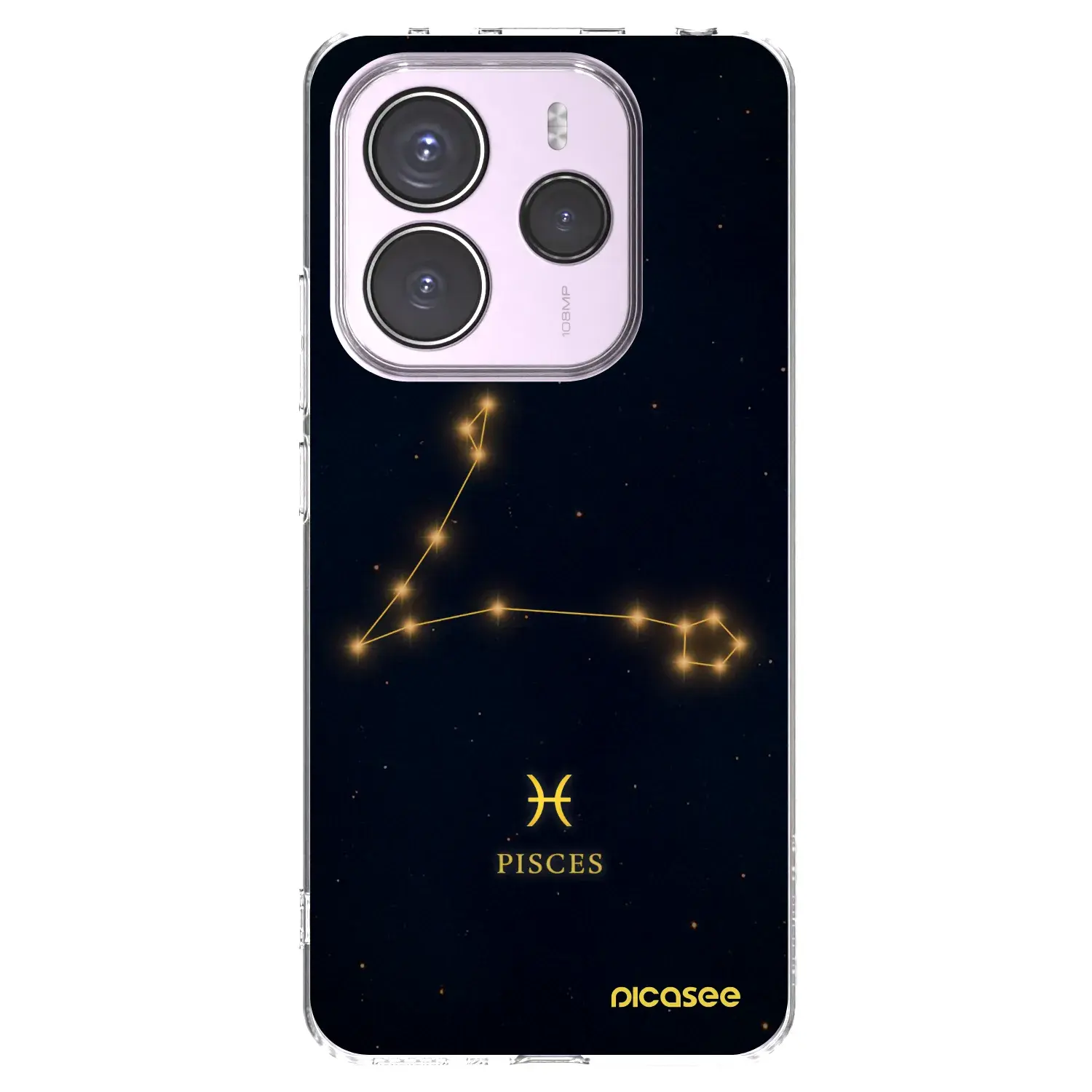 Silikonový průhledný obal pro Xiaomi Redmi Note 14 5G - PISCES