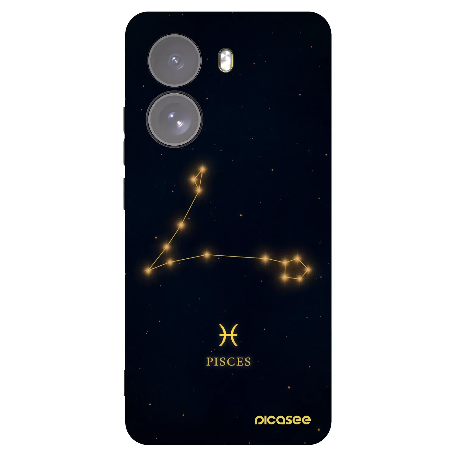 Silikonový černý obal pro Xiaomi Poco X7 - PISCES